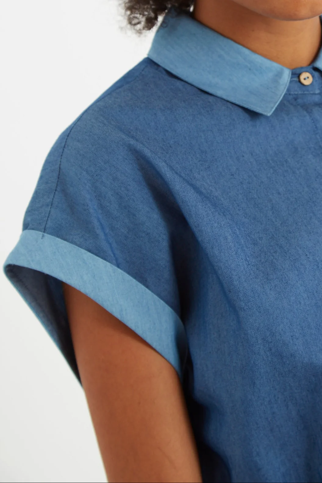 Addie Double Denim Playsuit - Image 3
