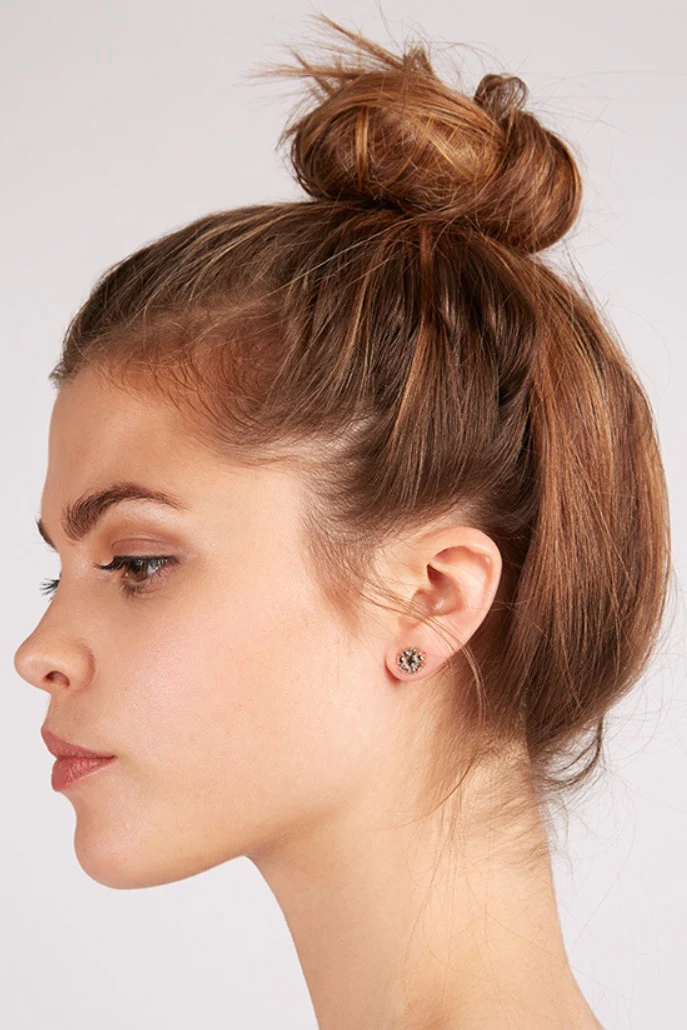 Amaia Flower Stud Set of 3 Earrings - Image 2