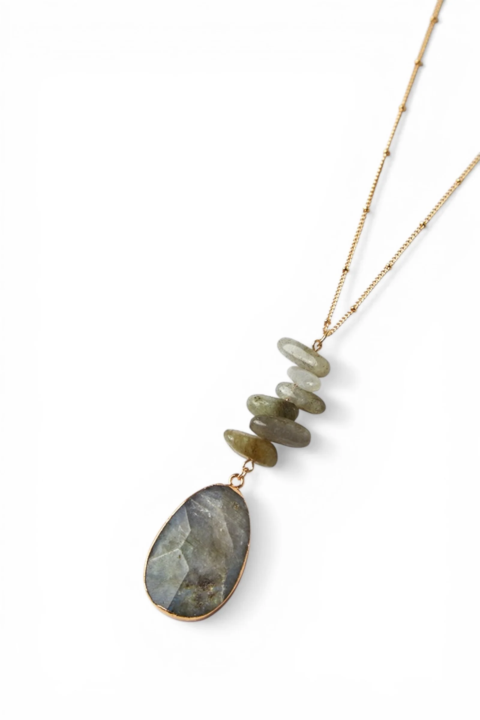 Anna Smoke Quartz Pendant Necklace - Image 2