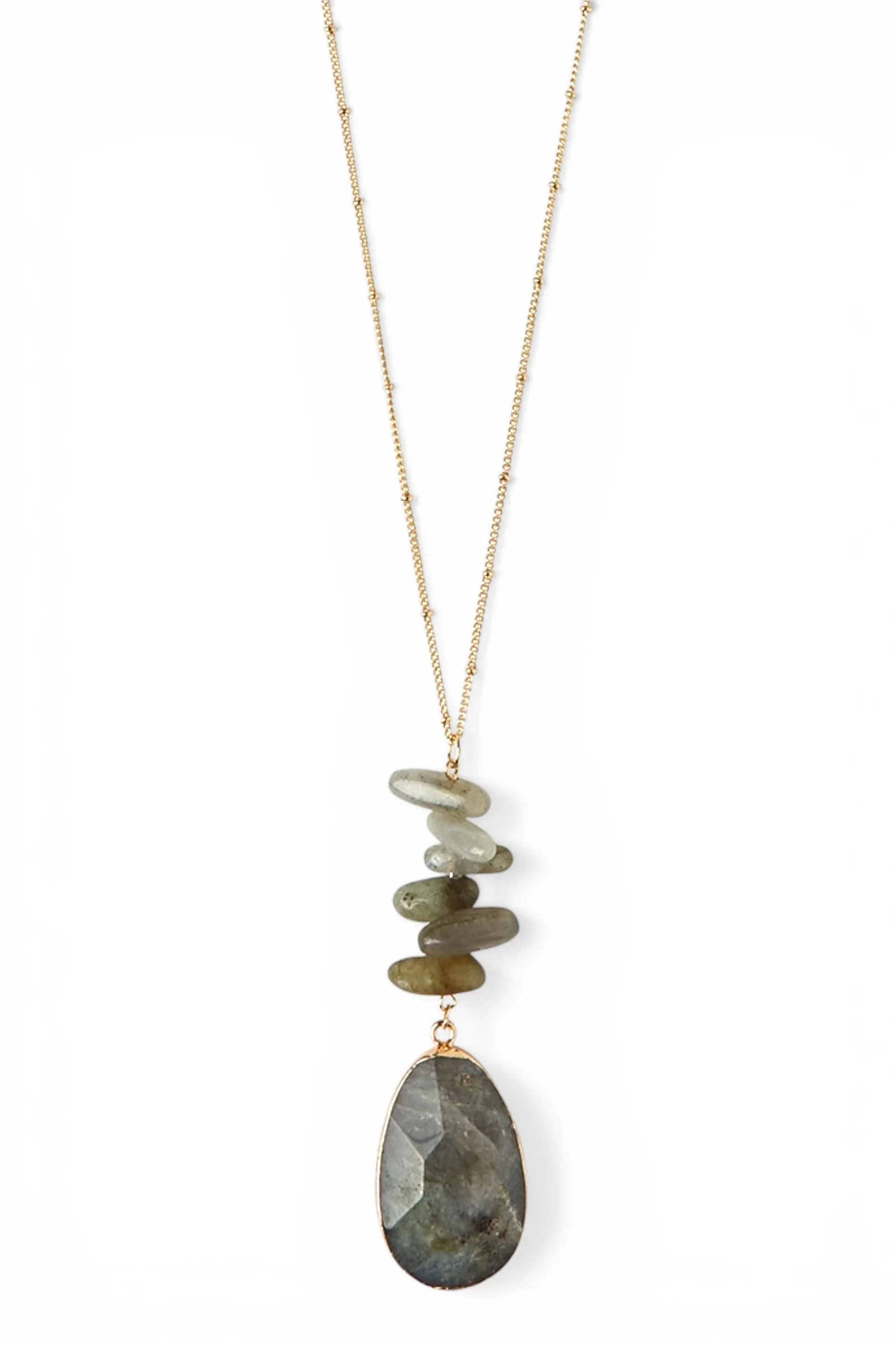 Anna Smoke Quartz Pendant Necklace - Image 3