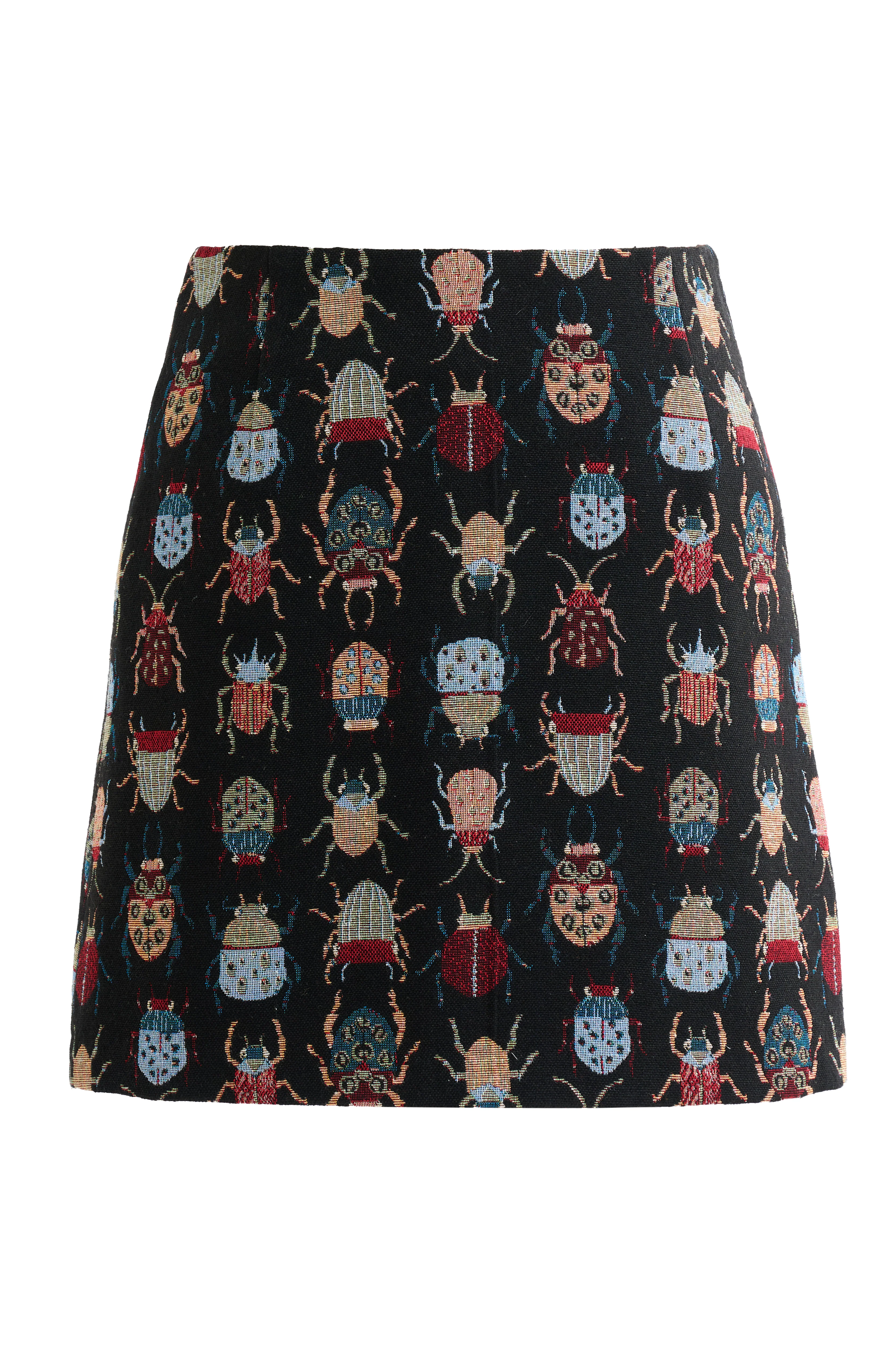 Aubin Beetlejuice Jacquard A-Line Mini Skirt – Multicoloured - Image 6