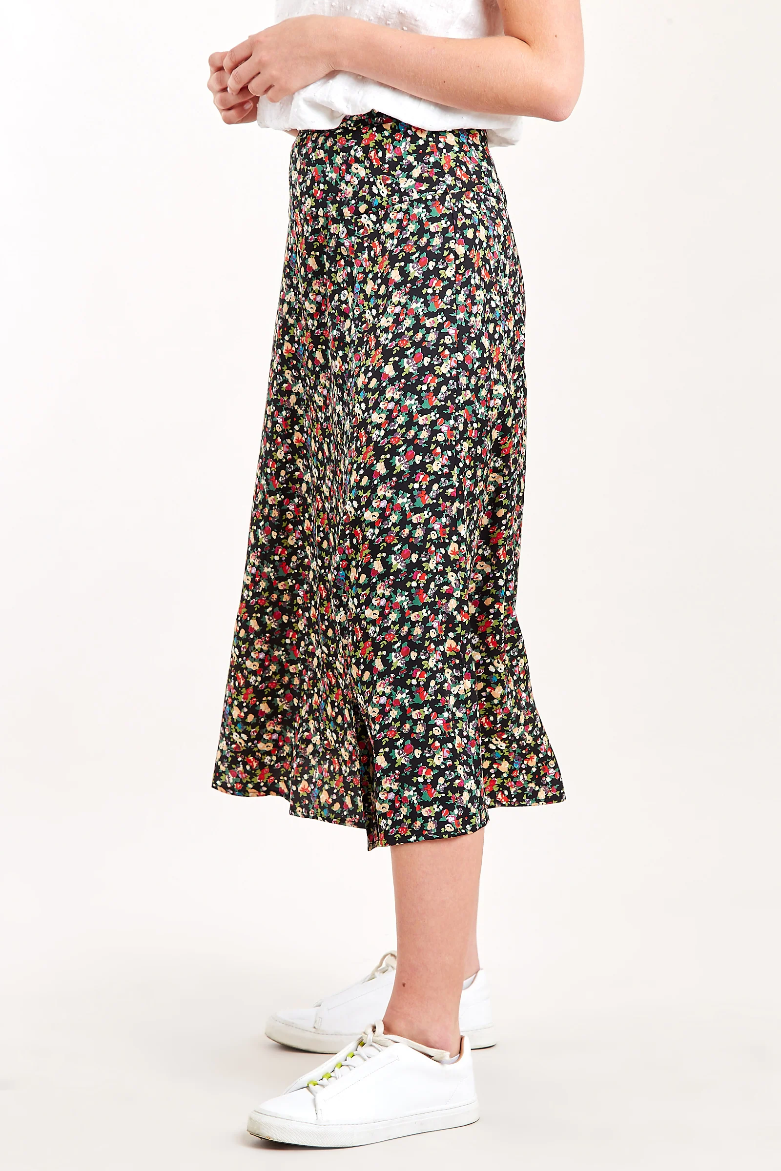 Barney Meadow Print Midi Skirt - Image 4