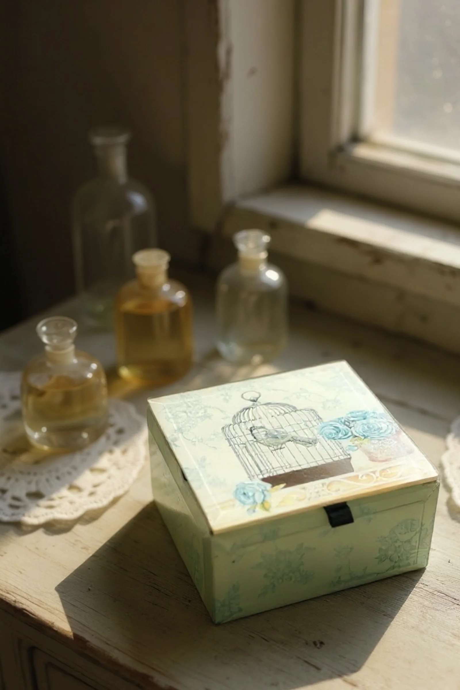 Birdcage Glass Trinket Box - Image 5