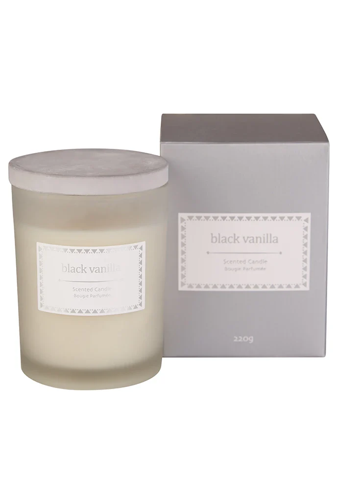 Black Vanilla Scented Candle - Image 2