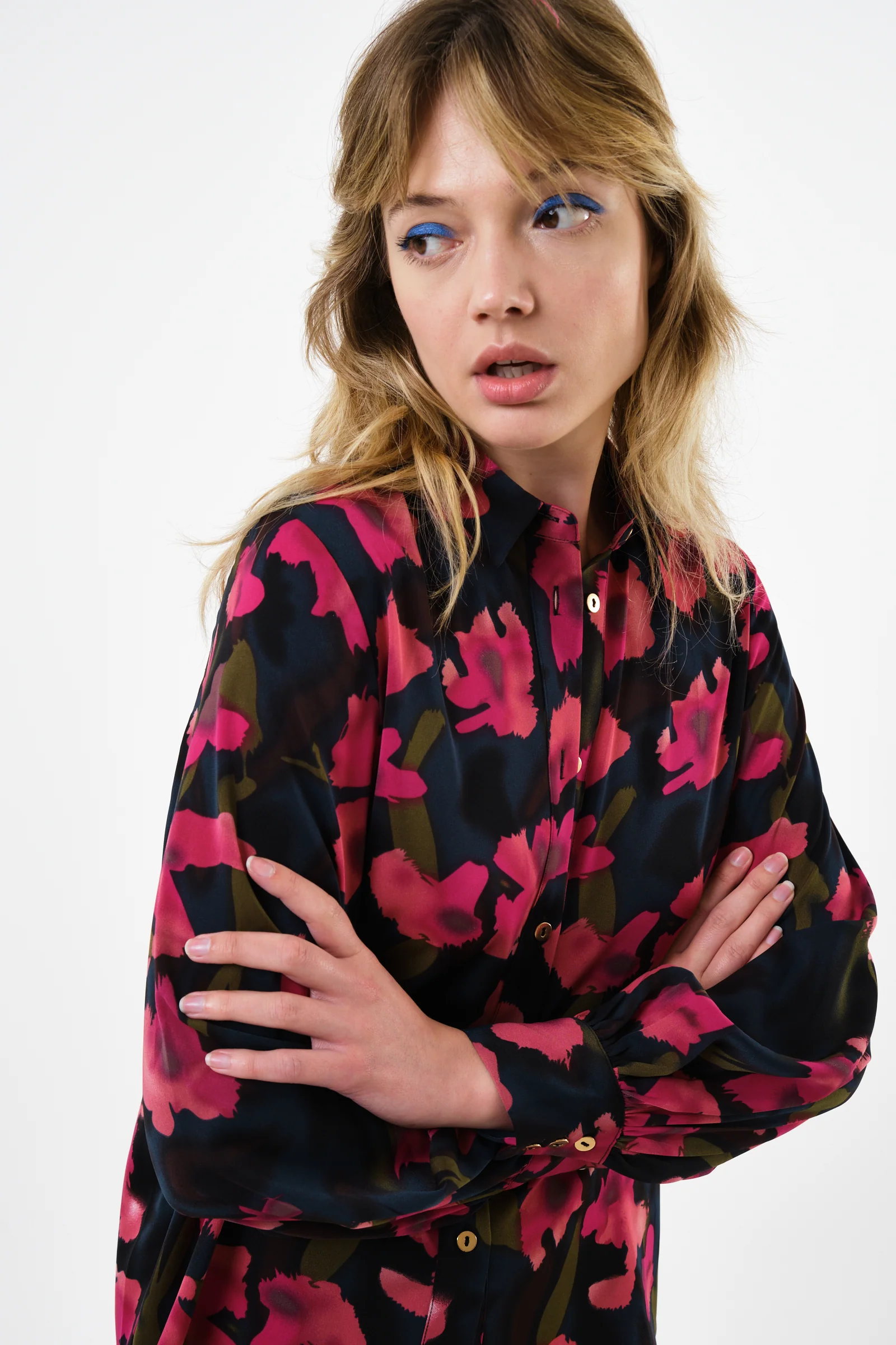 Byron Watermark Floral Print Shirt - Image 3