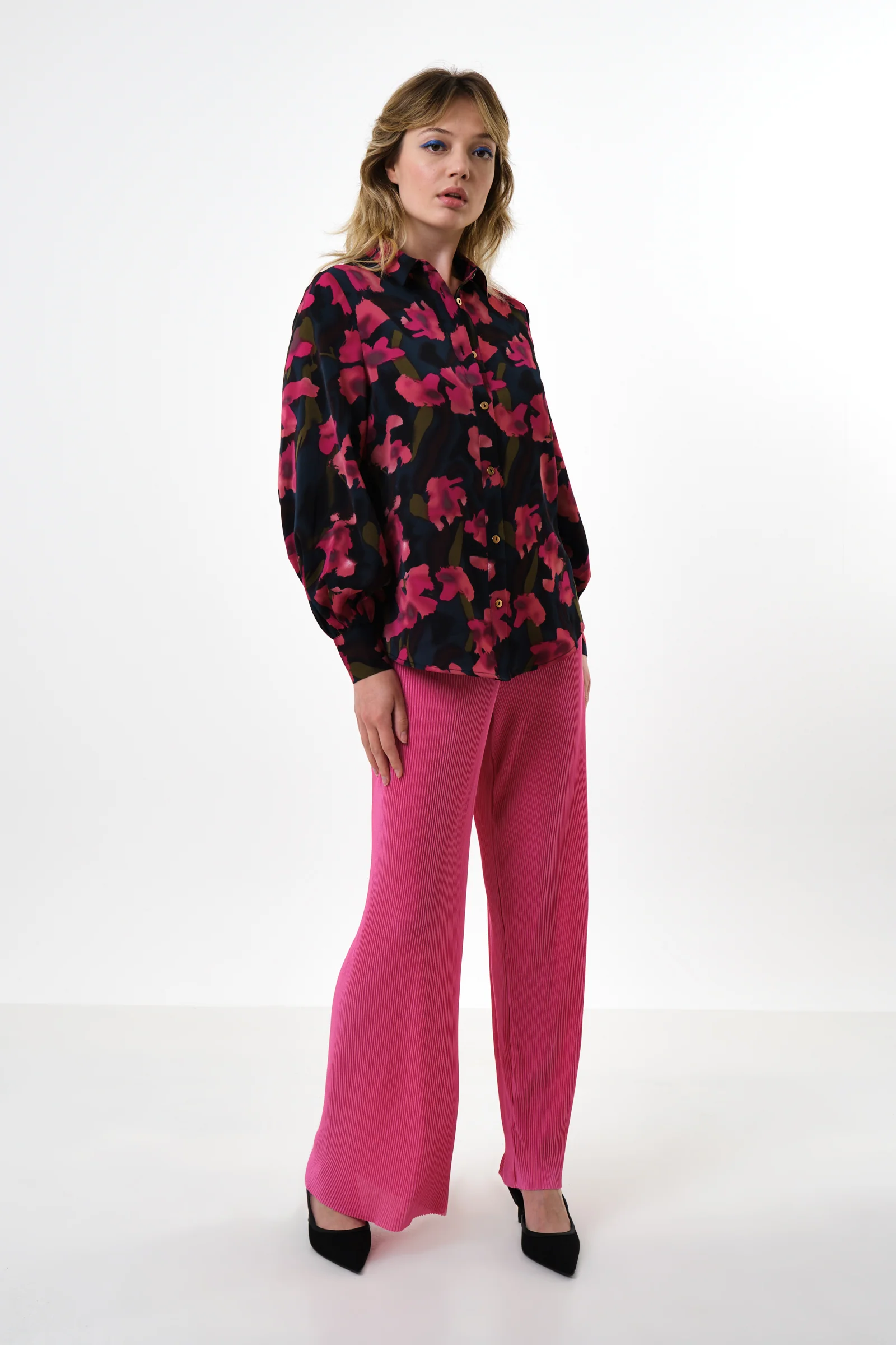 Byron Watermark Floral Print Shirt - Image 4