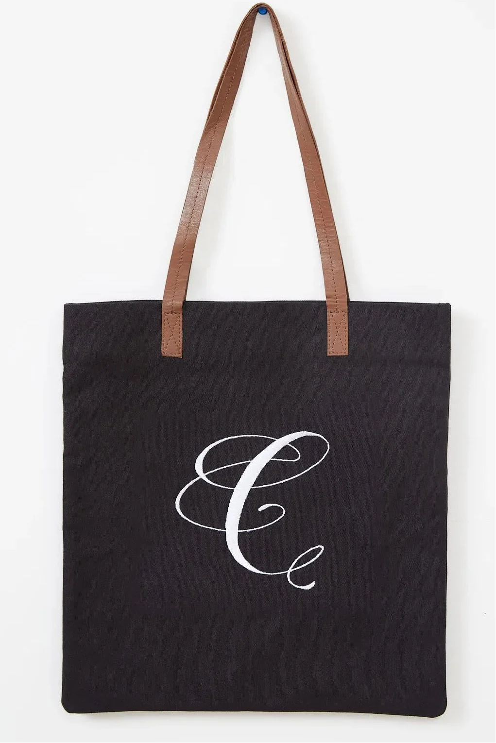 Cara Letter Canvas Tote Bag - Image 4