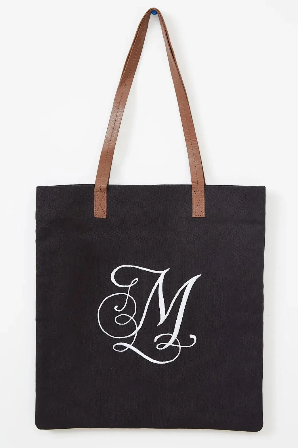 Cara Letter Canvas Tote Bag - Image 9