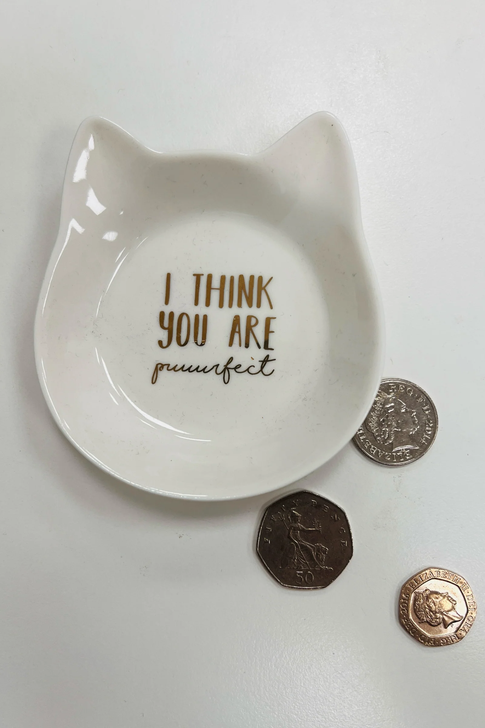 Cat Shaped Jewellery Dish