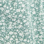 Louche Cathleen Micro Blossom Print Mini Tea Dress In Green - Image 6