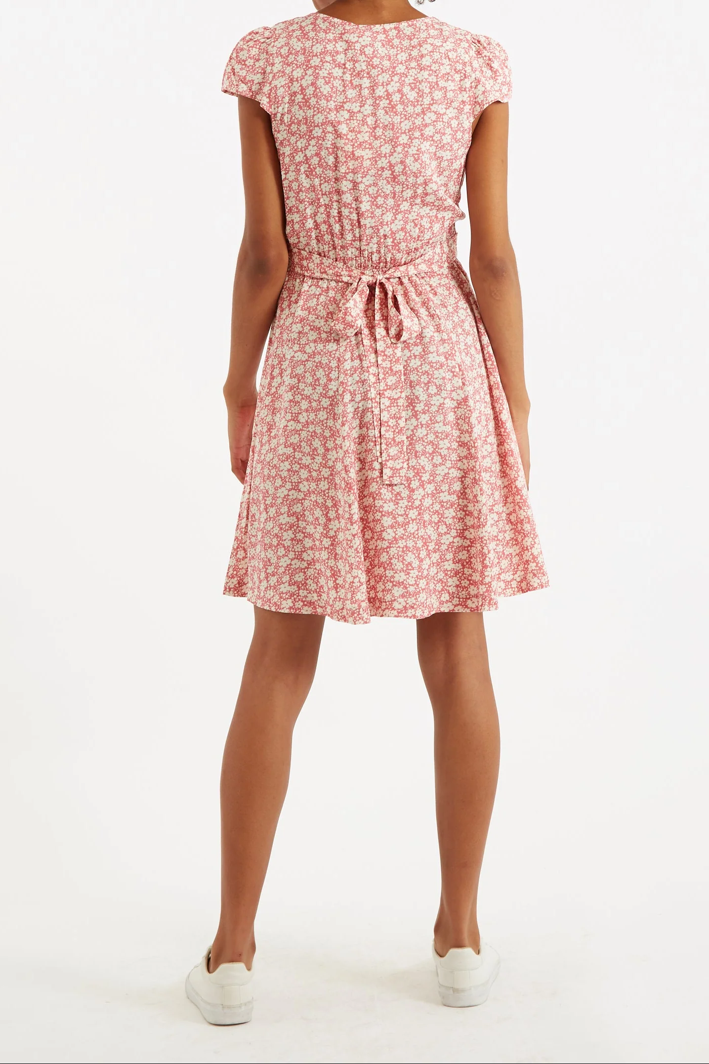 Cathleen Mini Periwinkle Tea Dress - Image 2