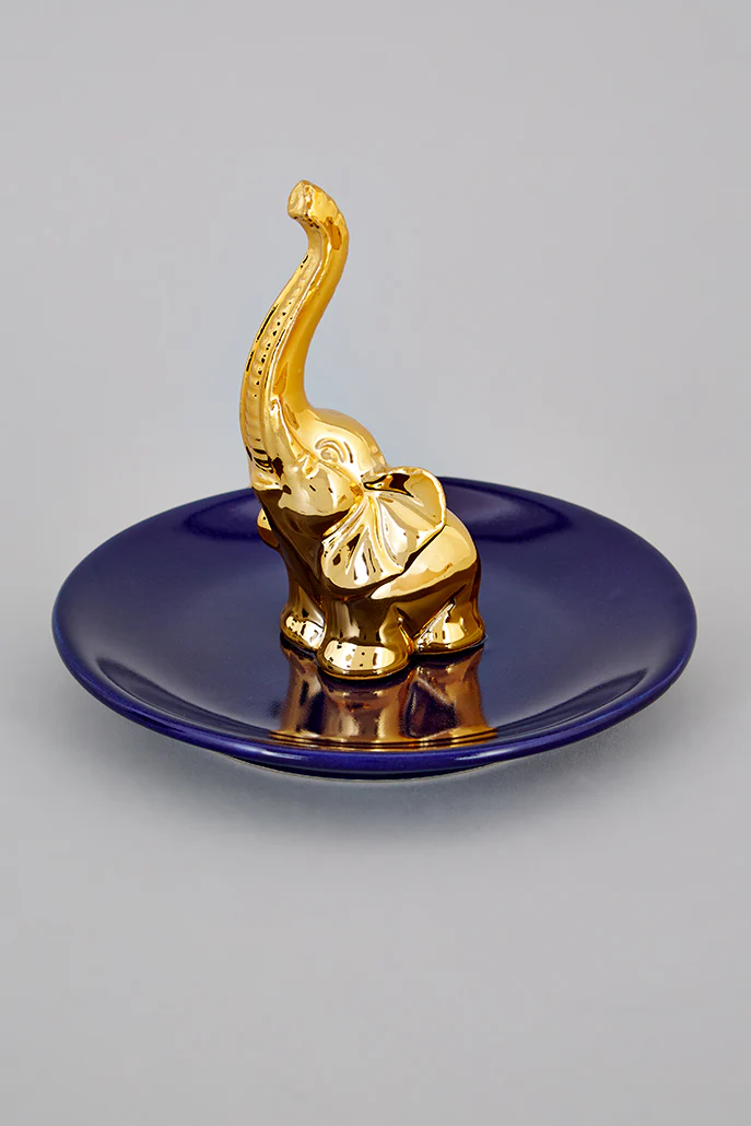 Ceramic Elephant Ring Holder - Image 2