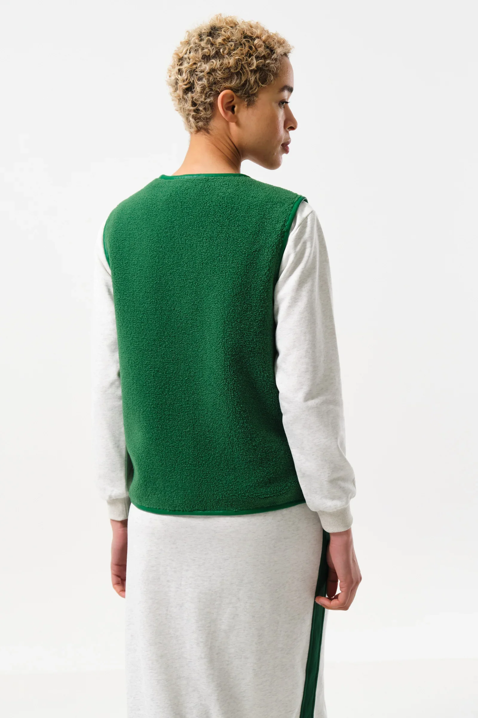Chris Borg Waistcoat - Green - Image 2