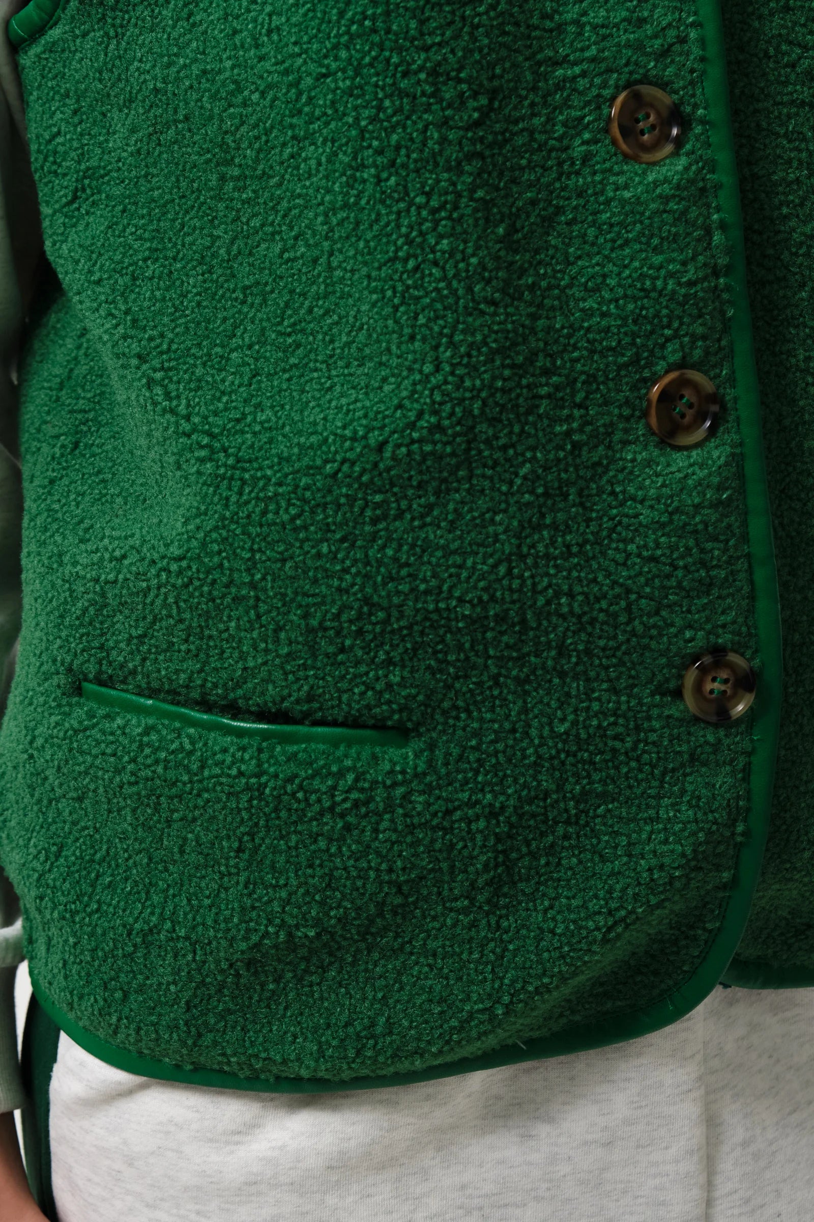 Chris Borg Waistcoat - Green - Image 3