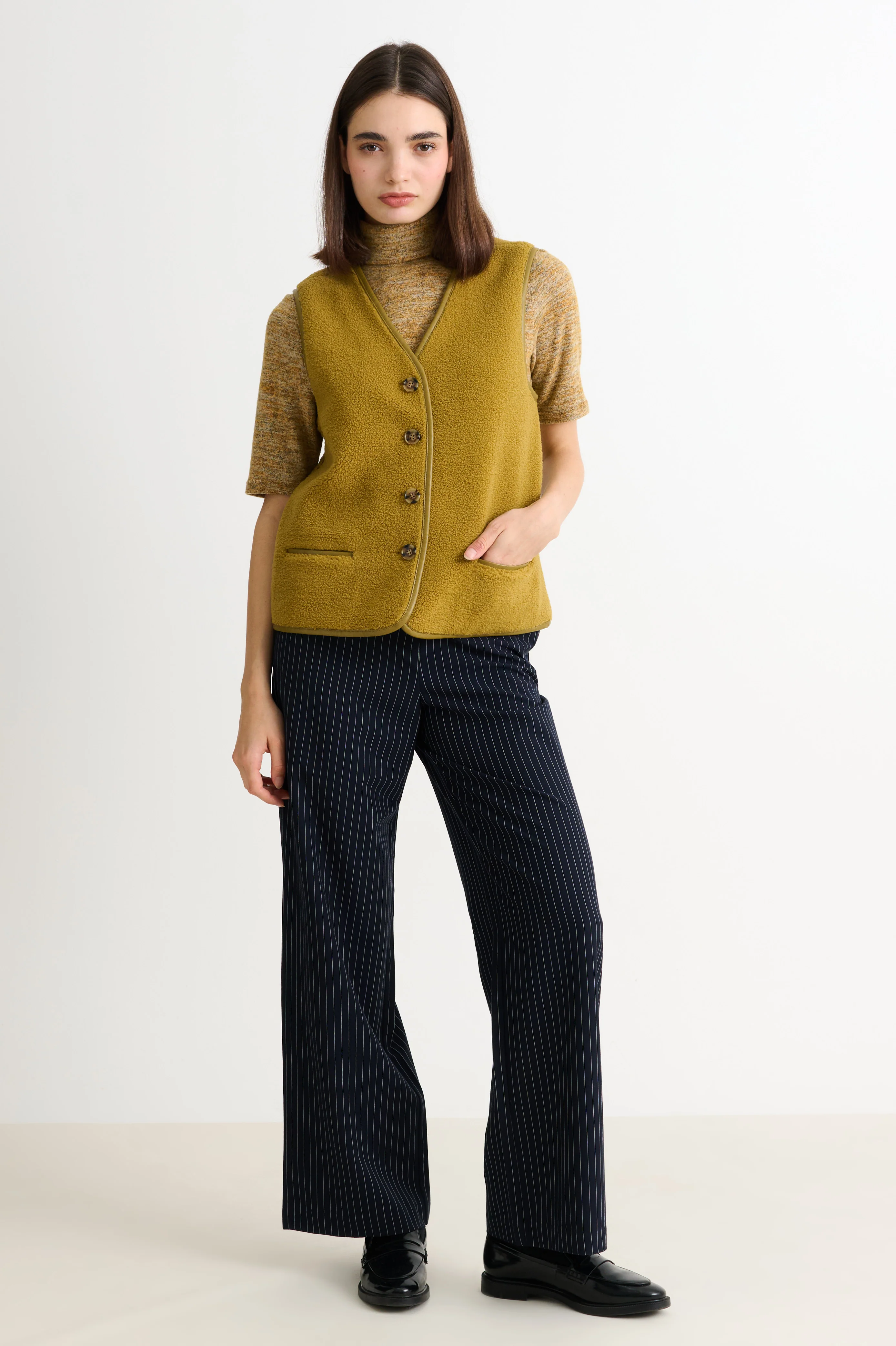Chris Borg Waistcoat – Mustard - Image 5