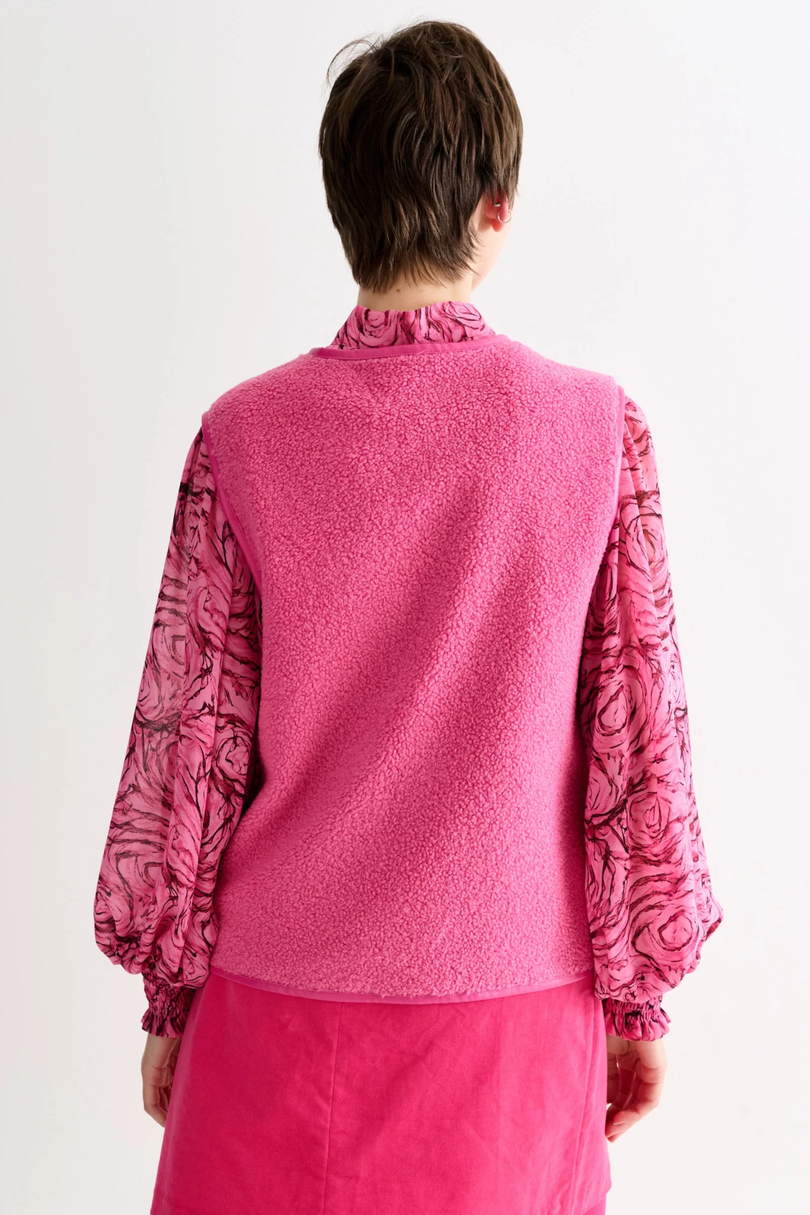 Chris Borg Waistcoat – Pink - Image 2