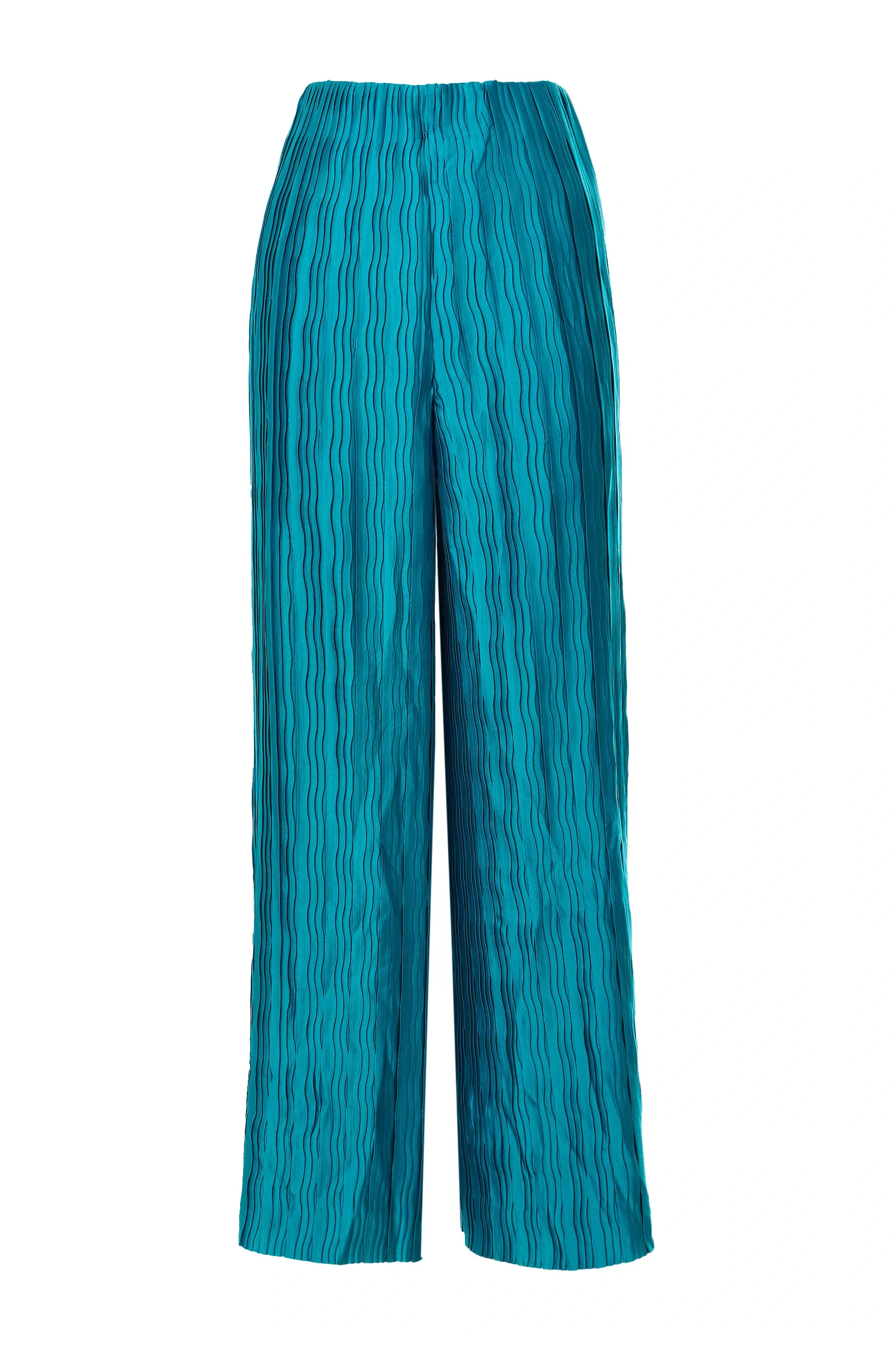 Clothide Pleat Surprise Trousers - Petrol - Image 7