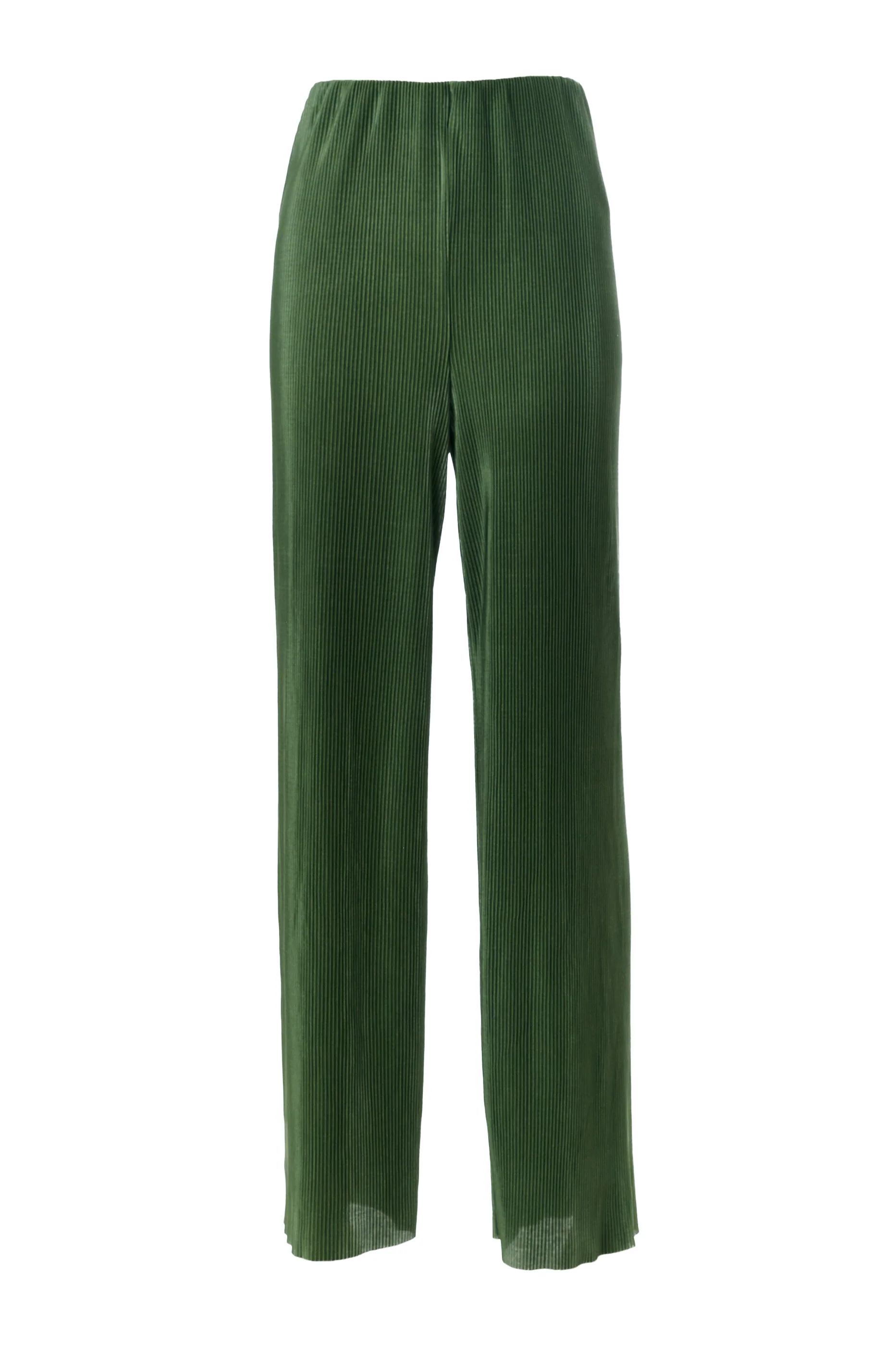 Clothide Pleated Wide Leg Trousers - Sage - Image 5