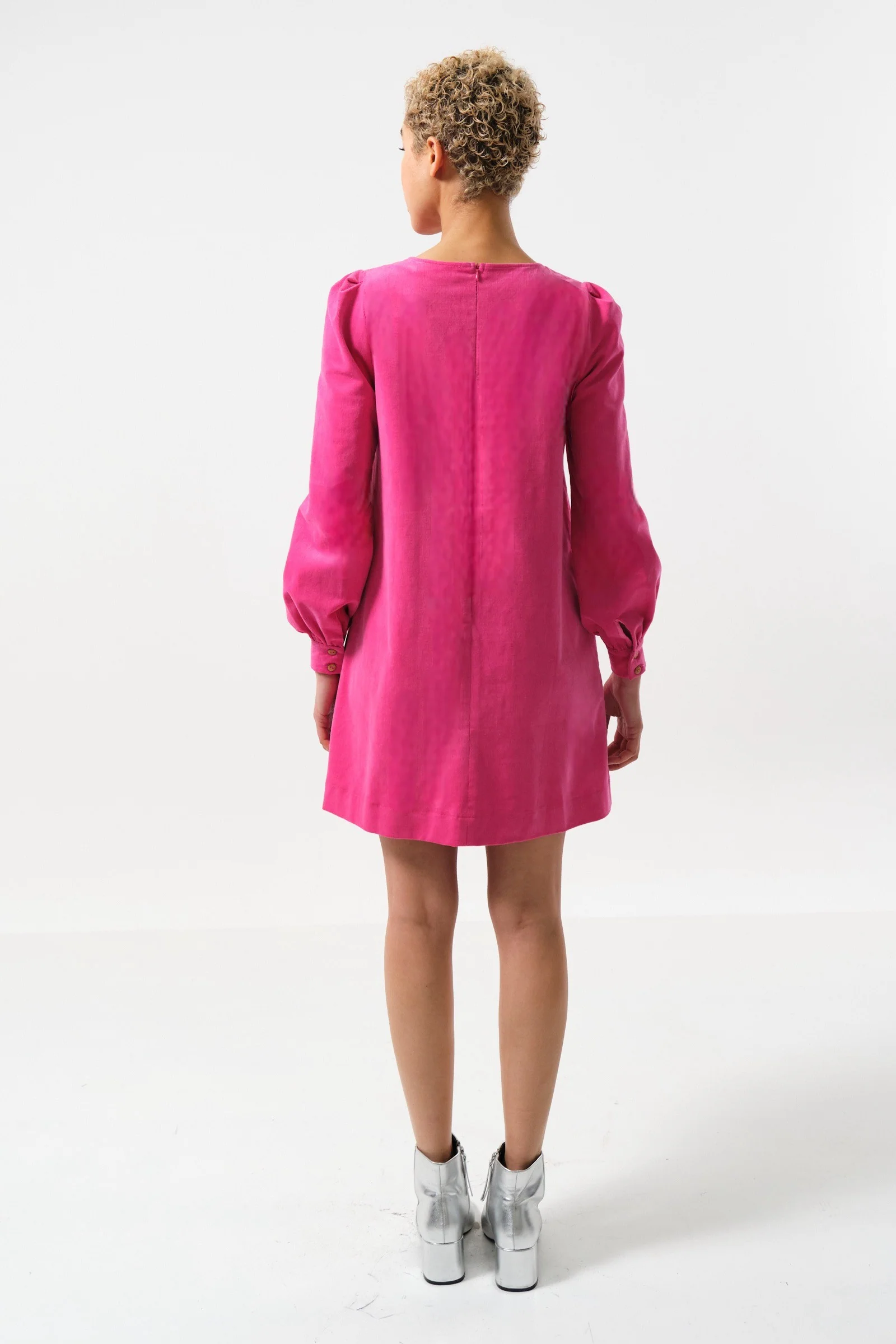 Didee Baby Cord Mini Dress - Pink - Image 2