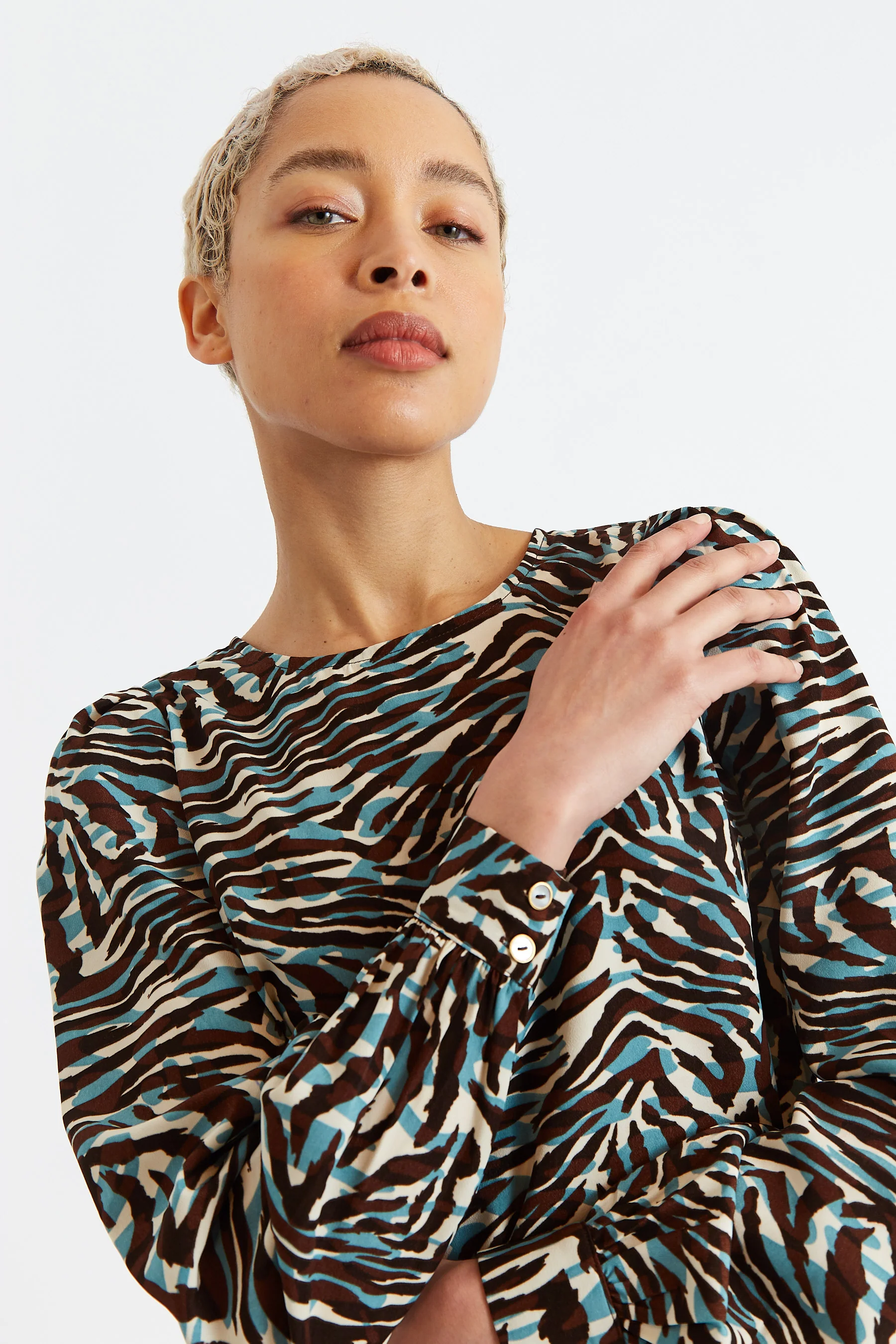 Didee Roar Print Long Sleeve Mini Dress - Image 4
