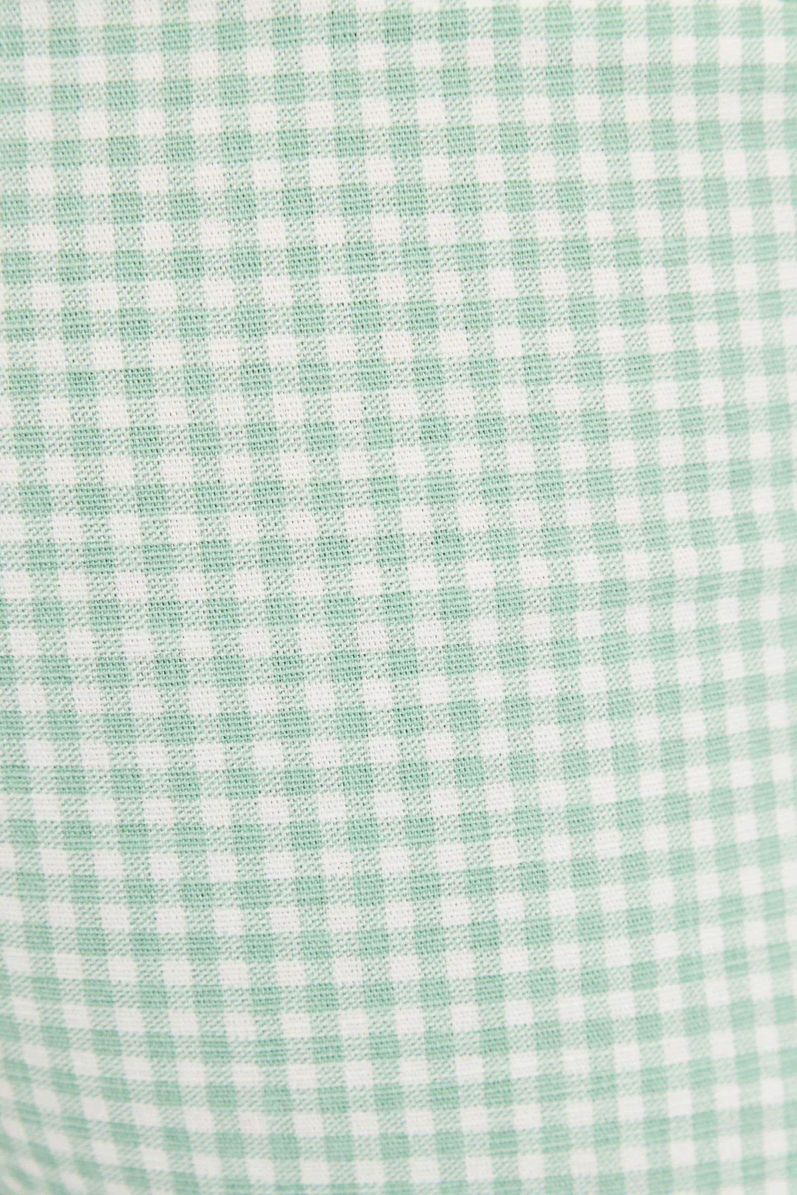 Louche Dora Summer Gingham Shorts In Mint - Image 7