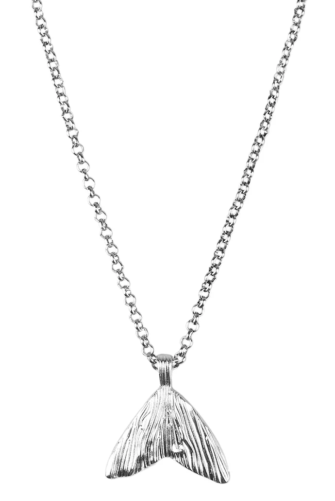 Eve Mermaid Tail Silver Necklace - Image 2