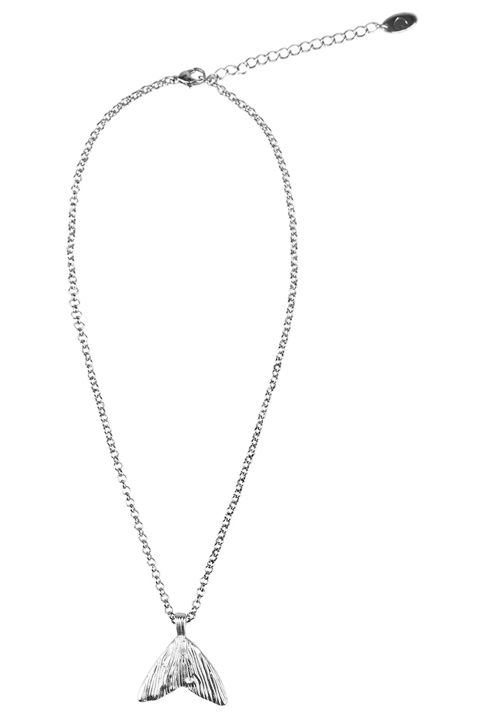 Eve Mermaid Tail Silver Necklace - Image 3