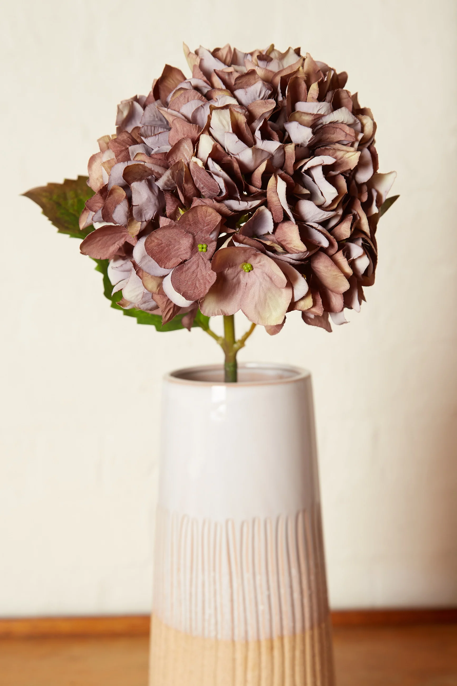 Faux Hydrangea Spray - Purple - Image 2