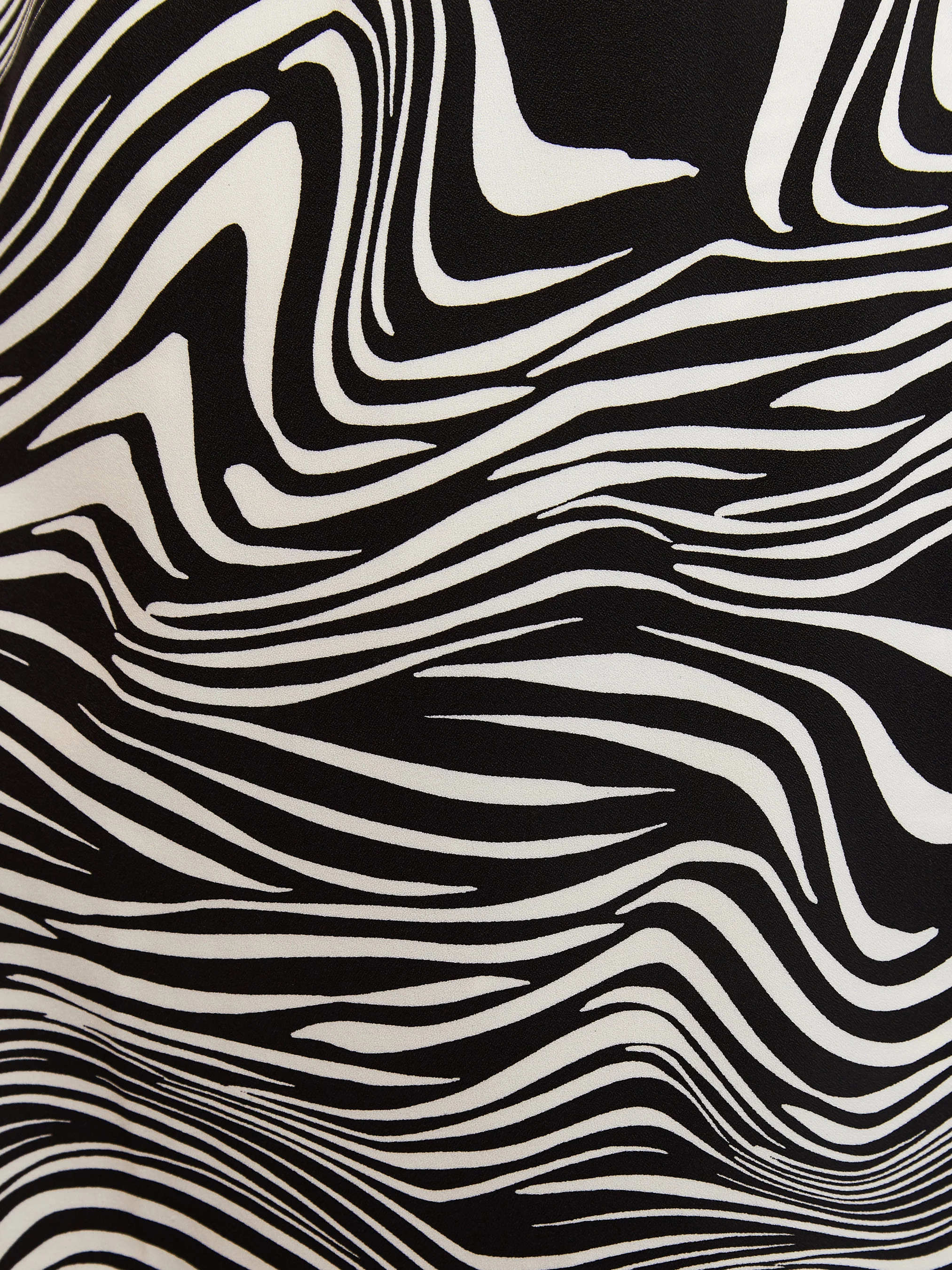 Gayane Zebra Pop Print Long Sleeve Jumpsuit - Black and White - Image 5