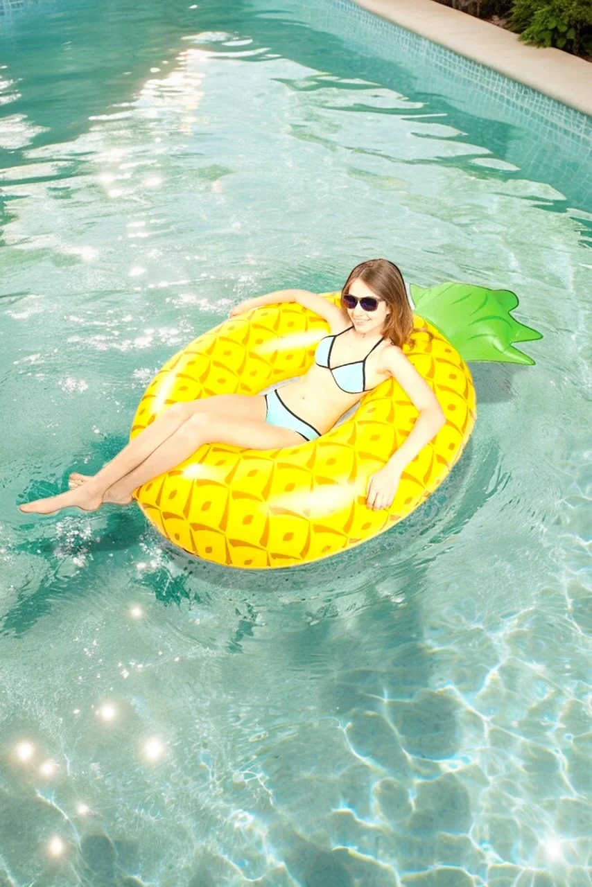 Giant Pineapple Pool Float - Image 2
