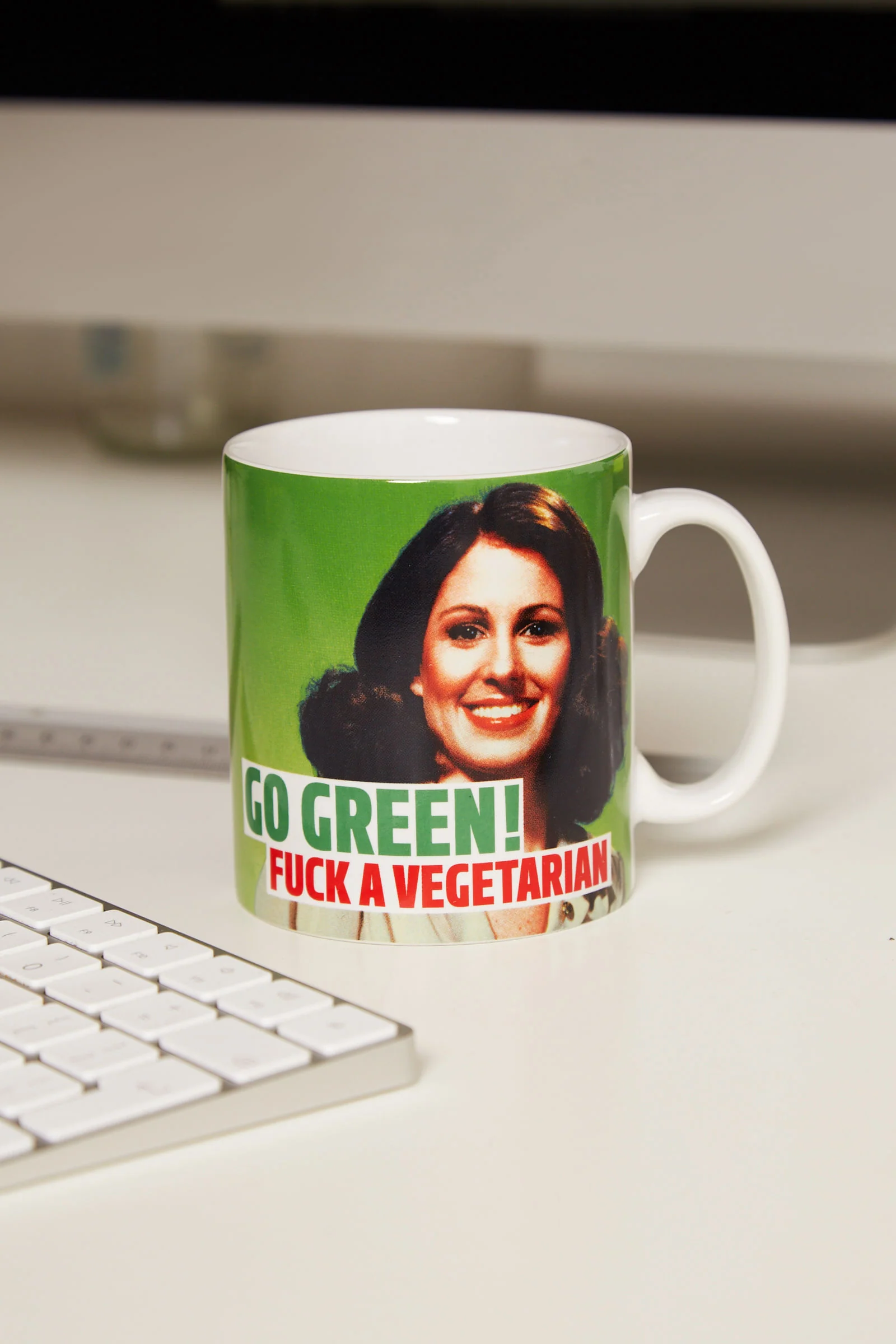 Go Green , F**K A Veggie Mug - Image 2