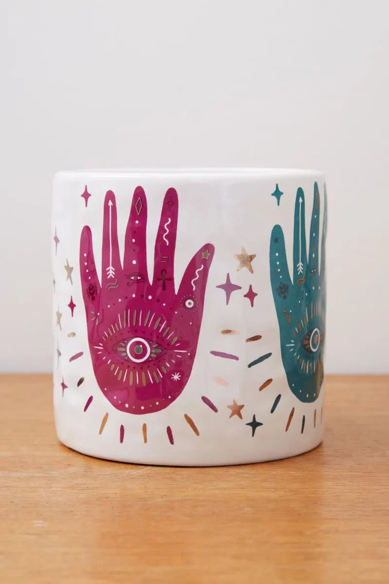 Hand Design Planter - Image 6