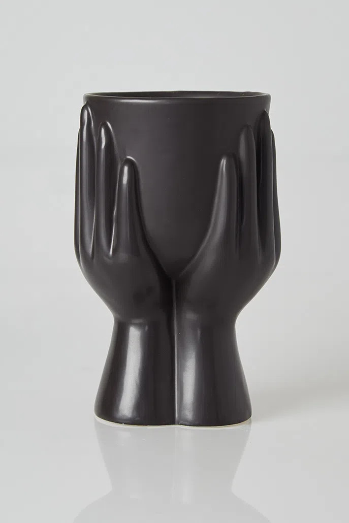 Hand Planter Black - Image 2