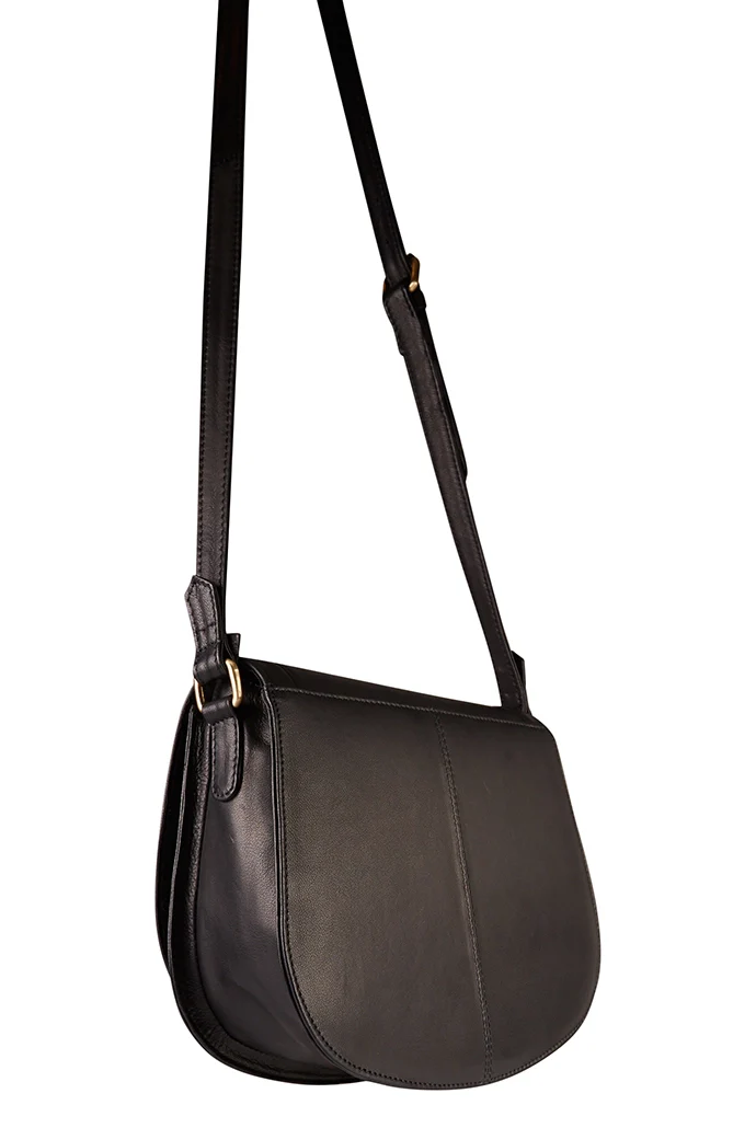 Hazel Hummingbird Embroidered Saddle Bag - Image 3