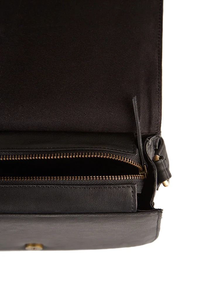 Hazel Hummingbird Embroidered Saddle Bag - Image 5