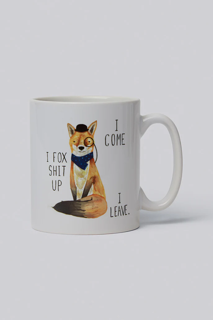 I Come, I Fox Up, I Leave Mug - Image 3