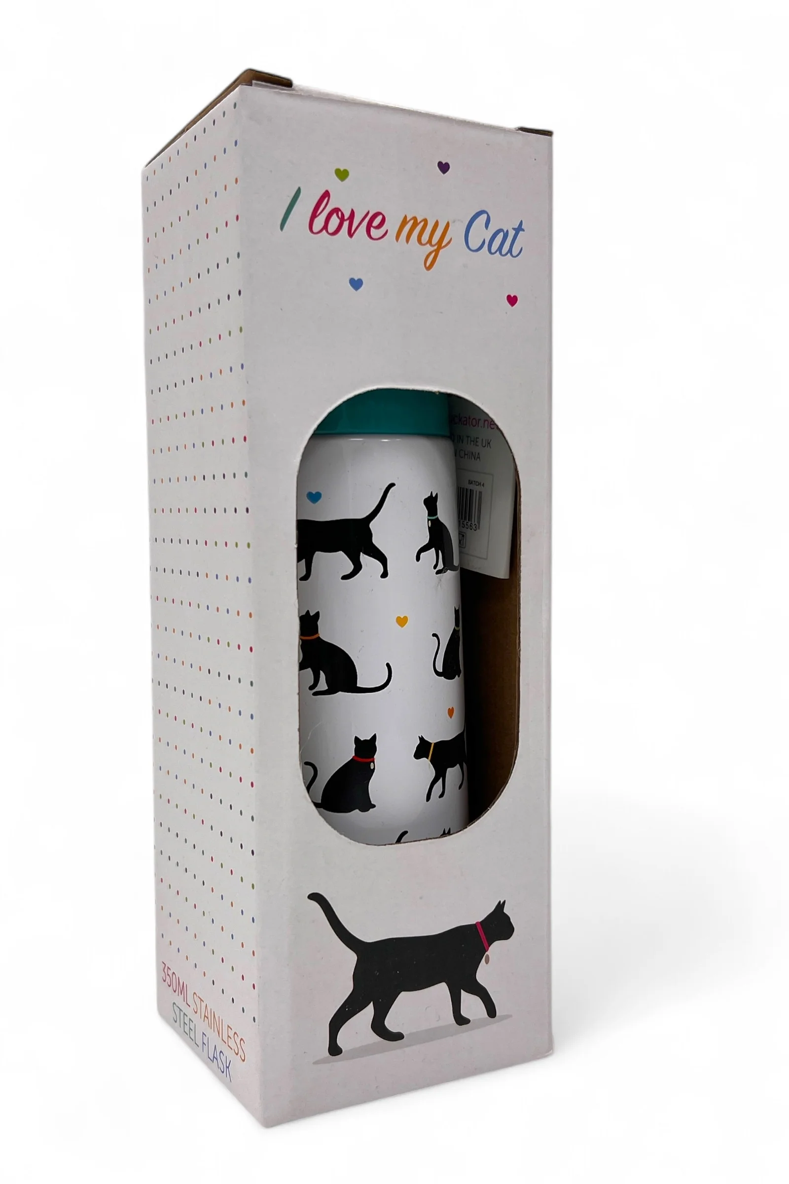 I Love Cats Vacuum Flask - Image 3