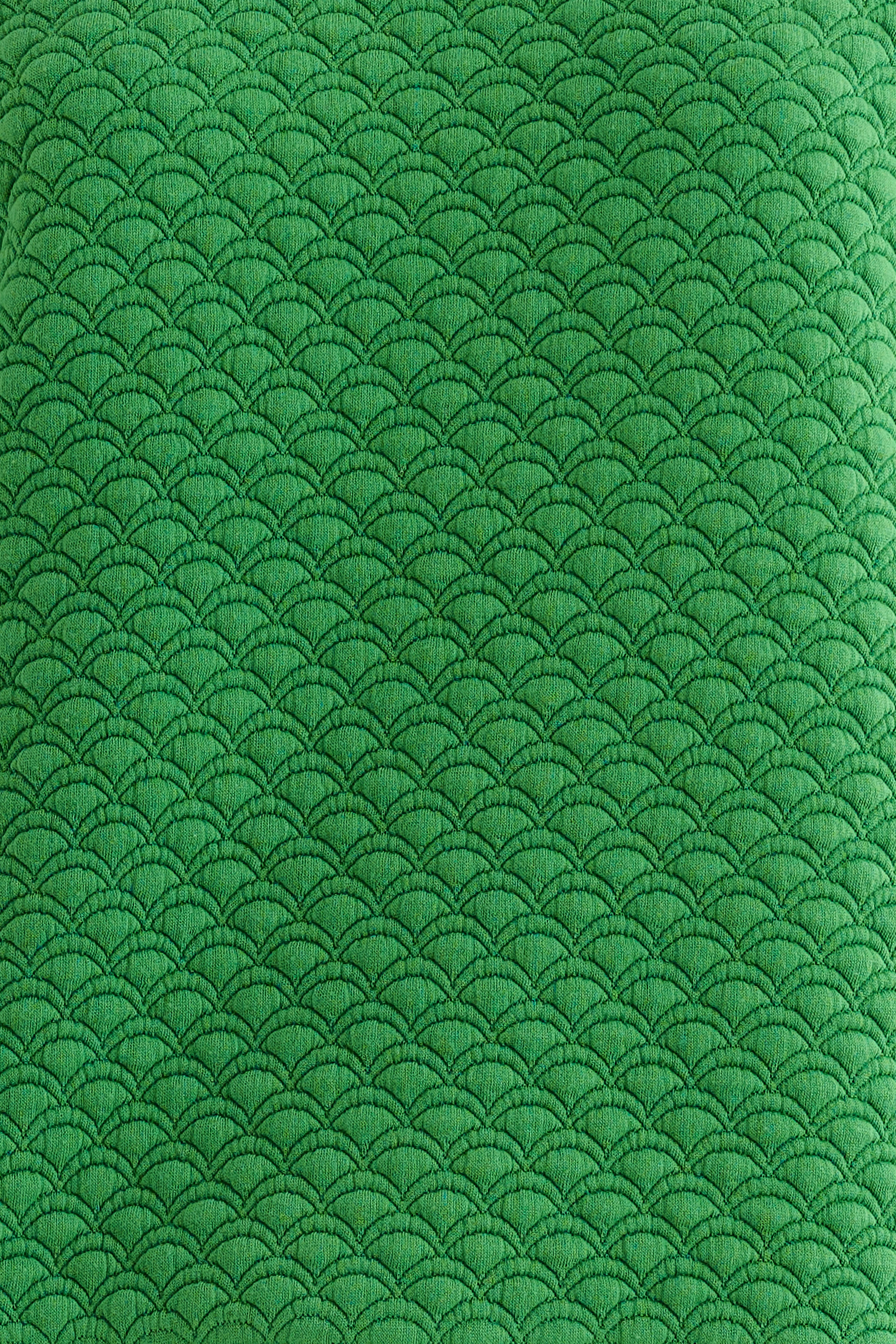Jan Scallop Quilt Sweatshirt - Green - Image 6