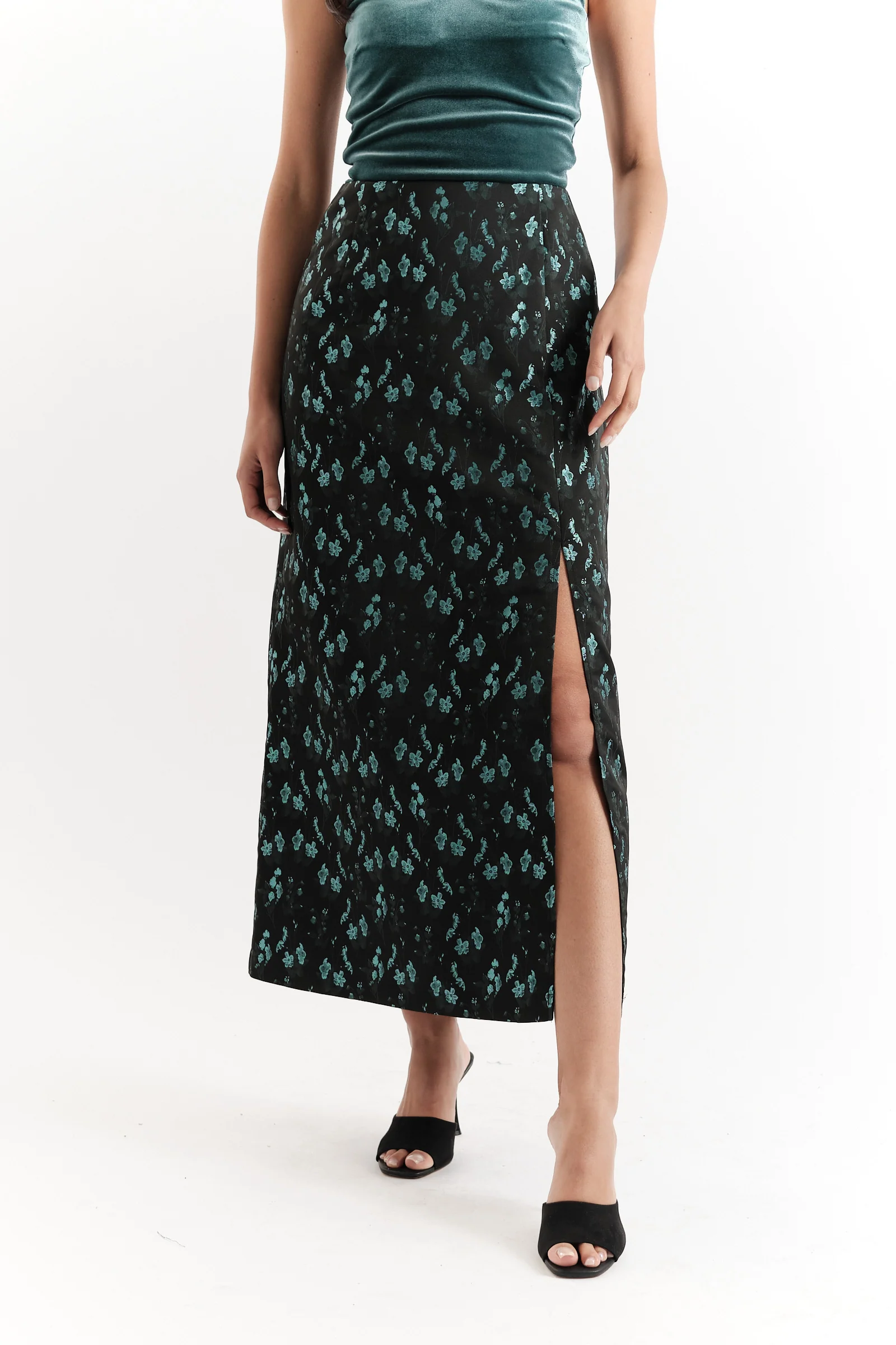 Jie Shanghai Brocade Maxi Skirt - Image 5