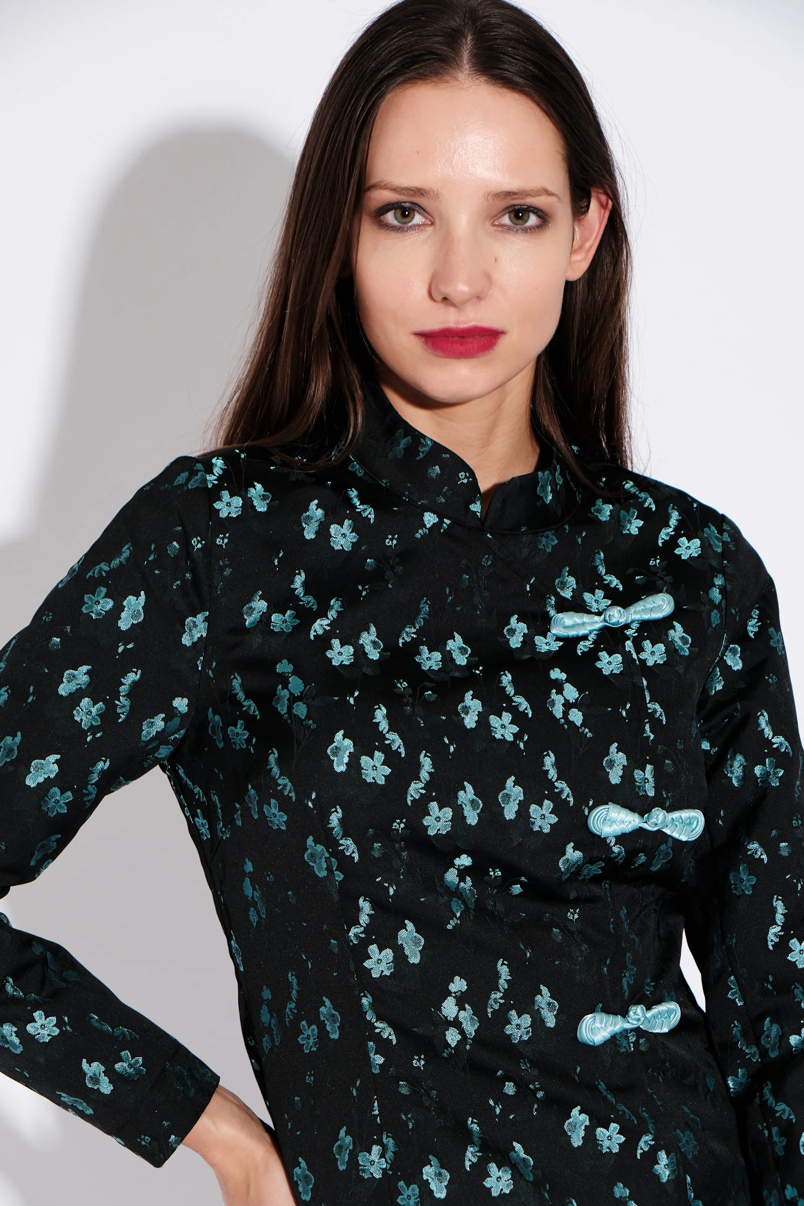 Jun Shanghai Brocade Mini Dress - Image 3