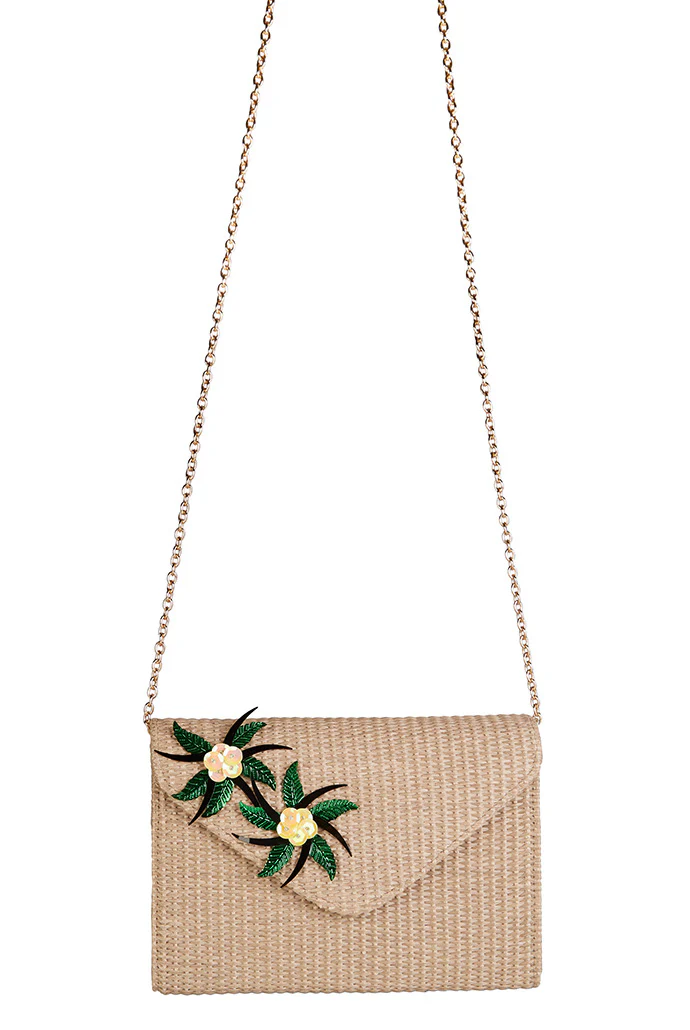 Kaci Crossbody Straw Bag - Image 2