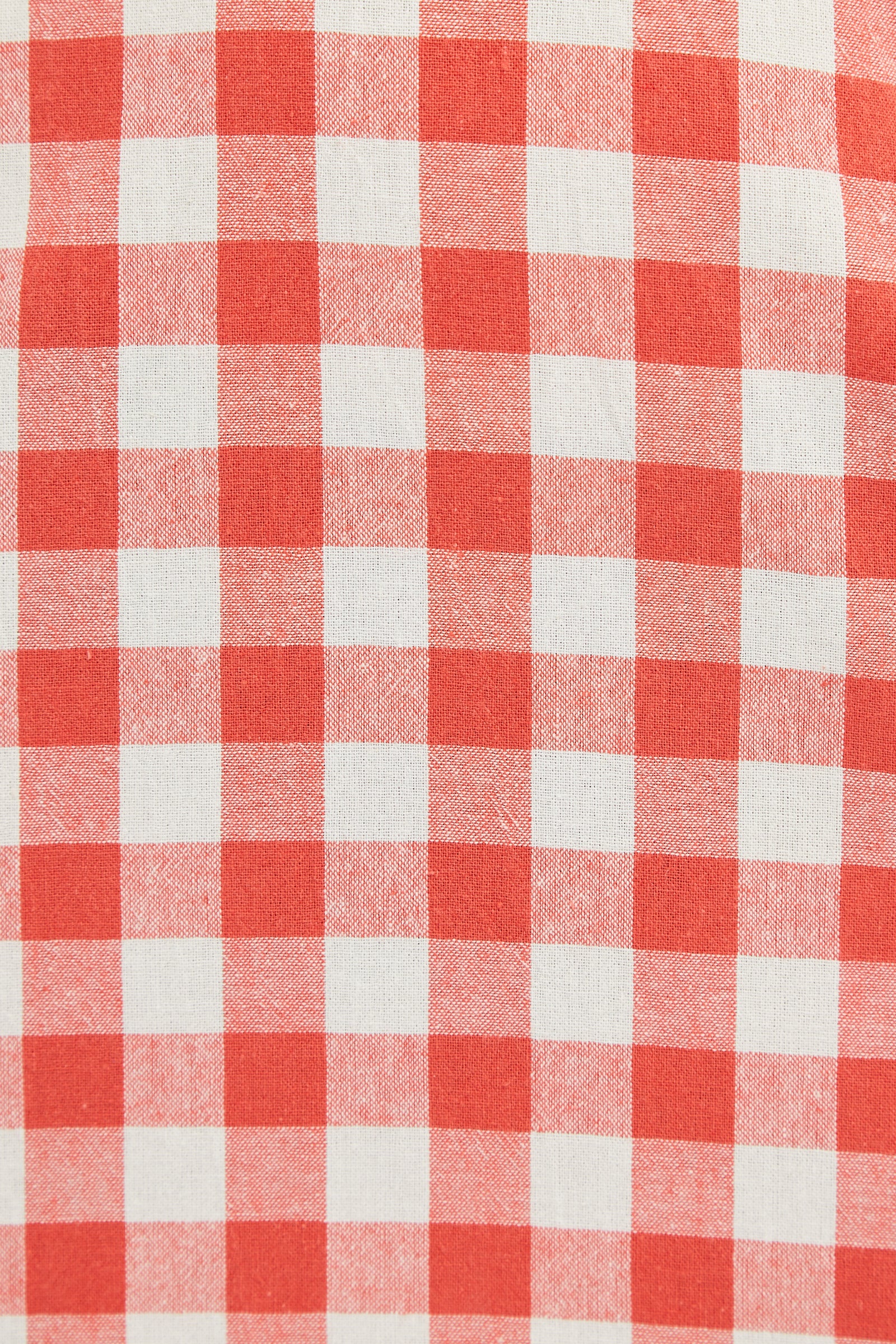 Louche Kare Picnic Check Cap Sleeve Mini Dress In Red - Image 6