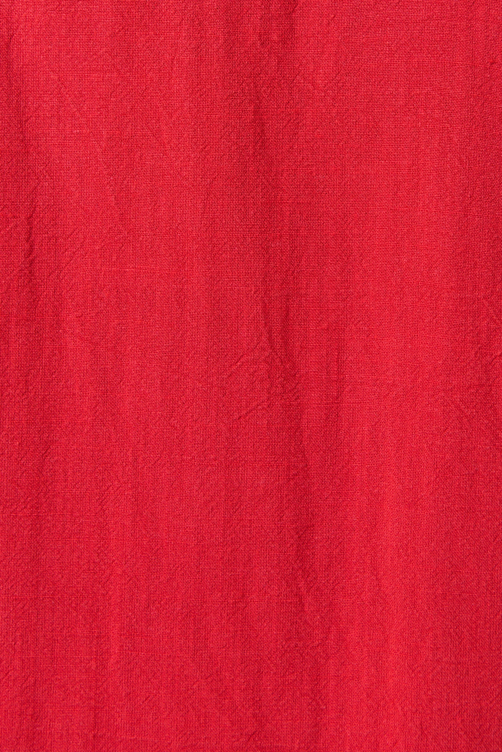 Clover Linen Mix Midi Sundress - Red - Image 6