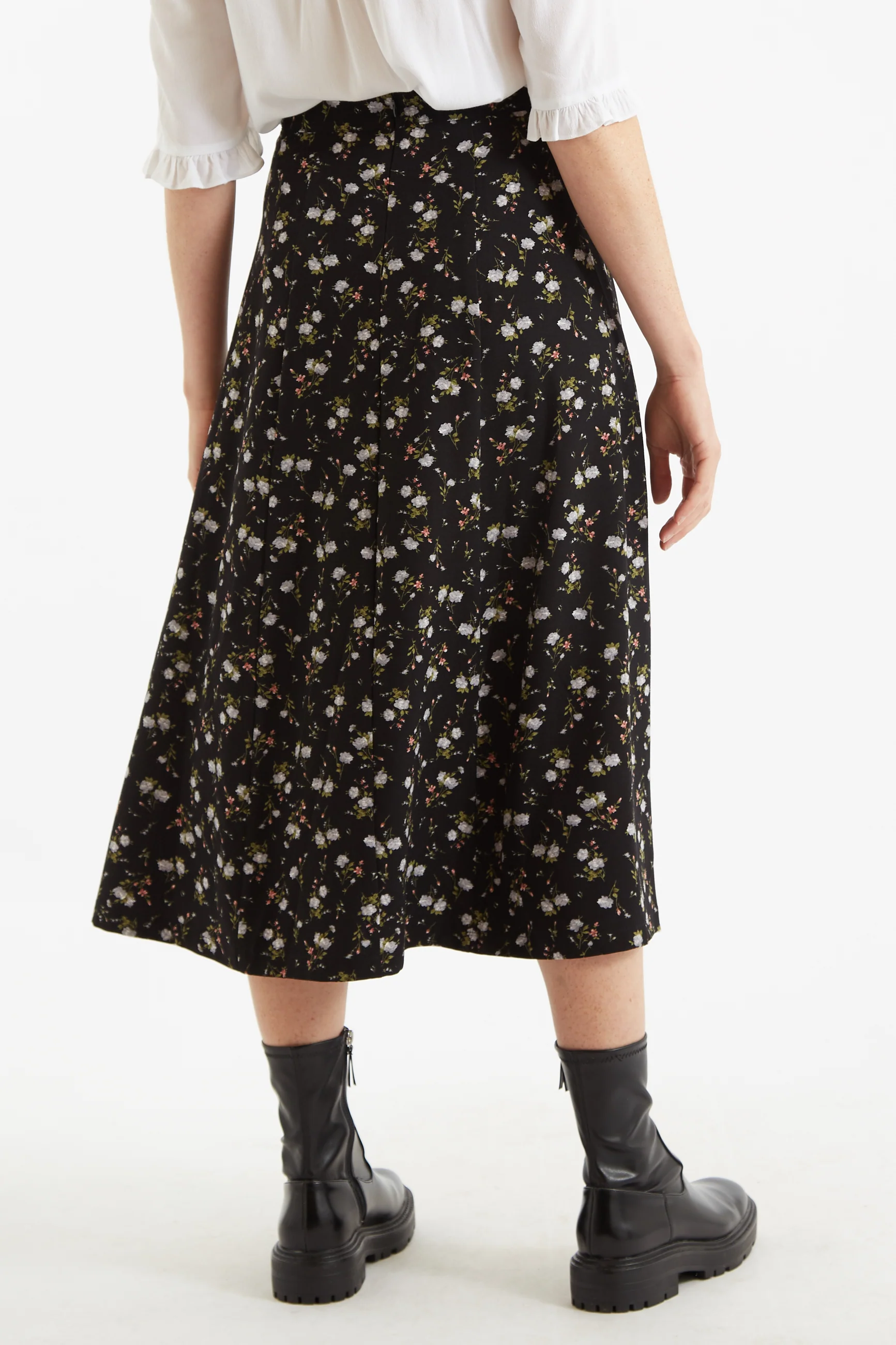 Kiyo Slavic Flowers Midi Skirt - Image 2