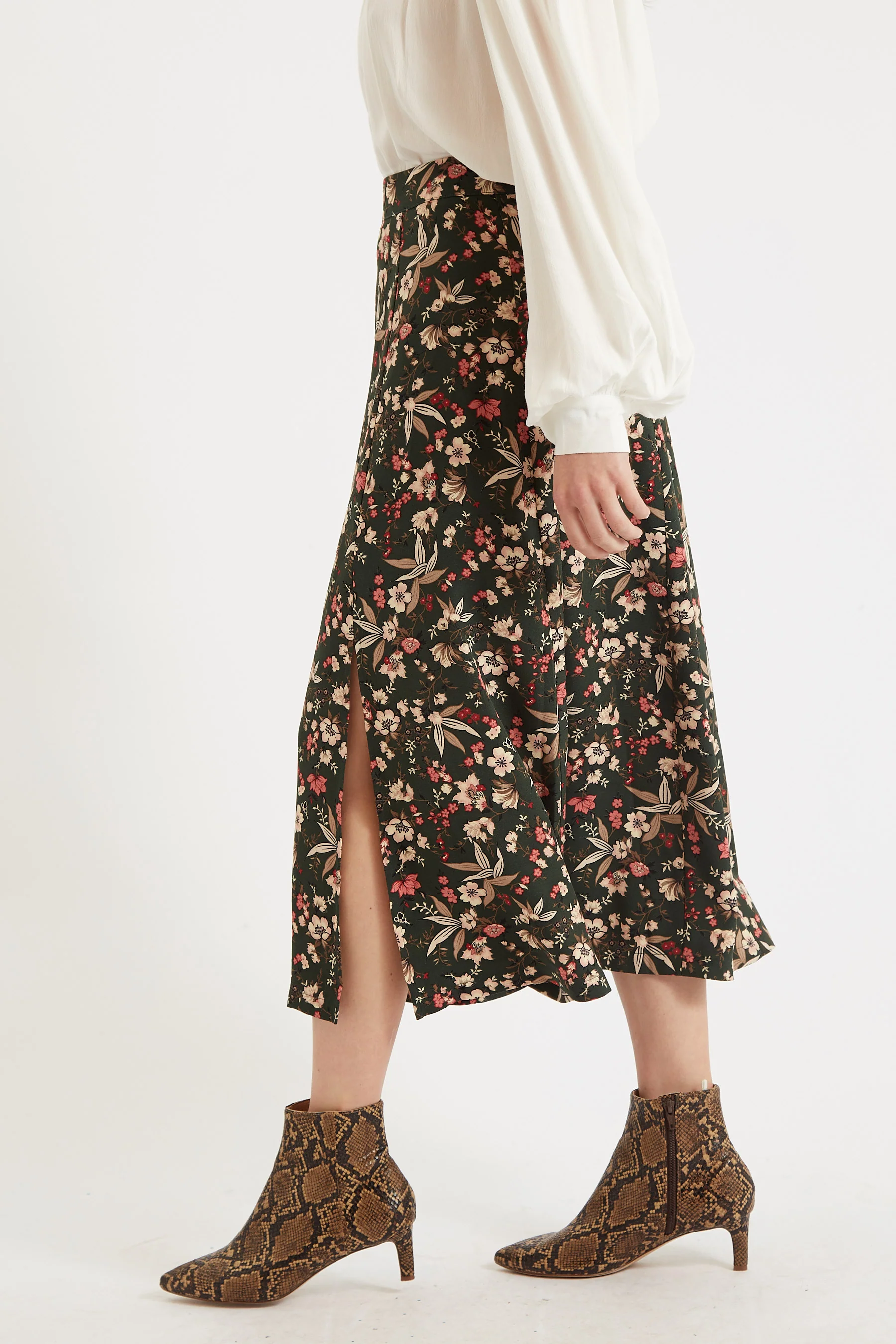 Kiyo Tapestry Print Midi Skirt - Image 7