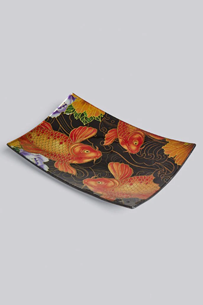 Koi Fish Trinket Tray Purple - Image 2
