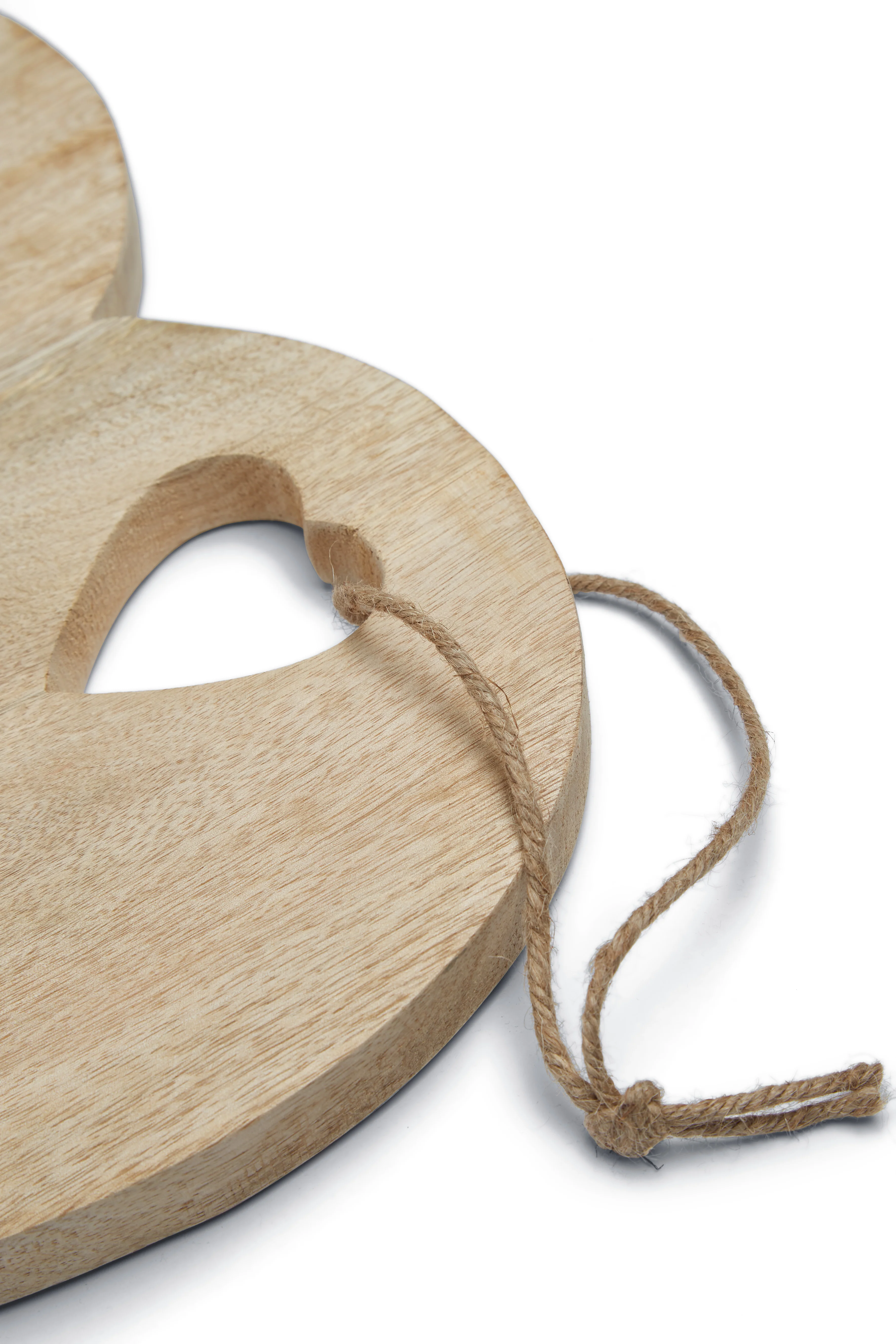 Large Heart Shaped Wooden Chopping Board - Image 2