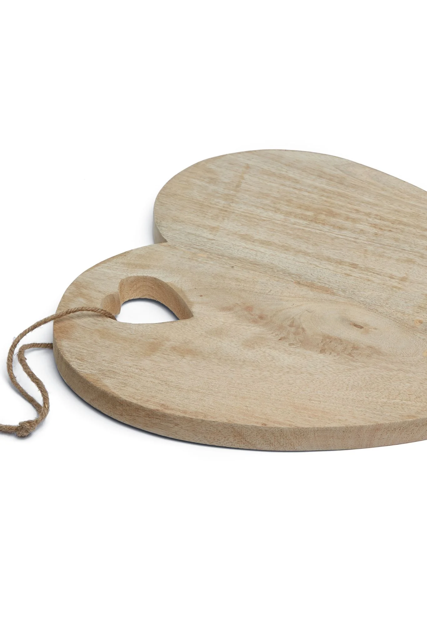 Large Heart Shaped Wooden Chopping Board - Image 4