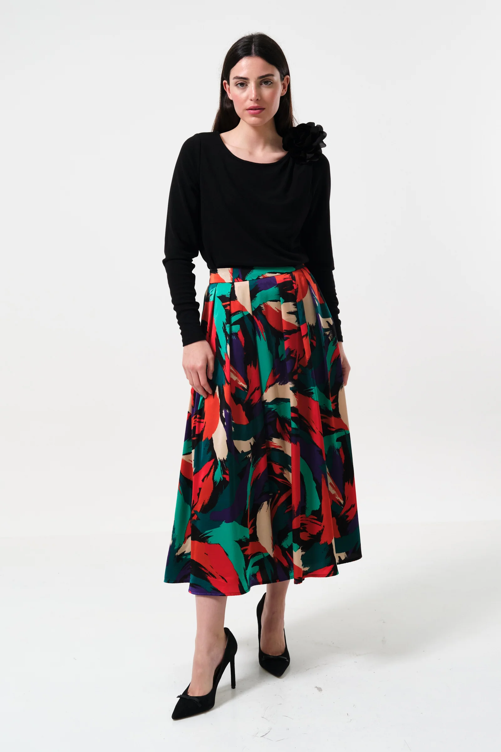 Lizea Hofmann Print Midi Skirt - Image 4