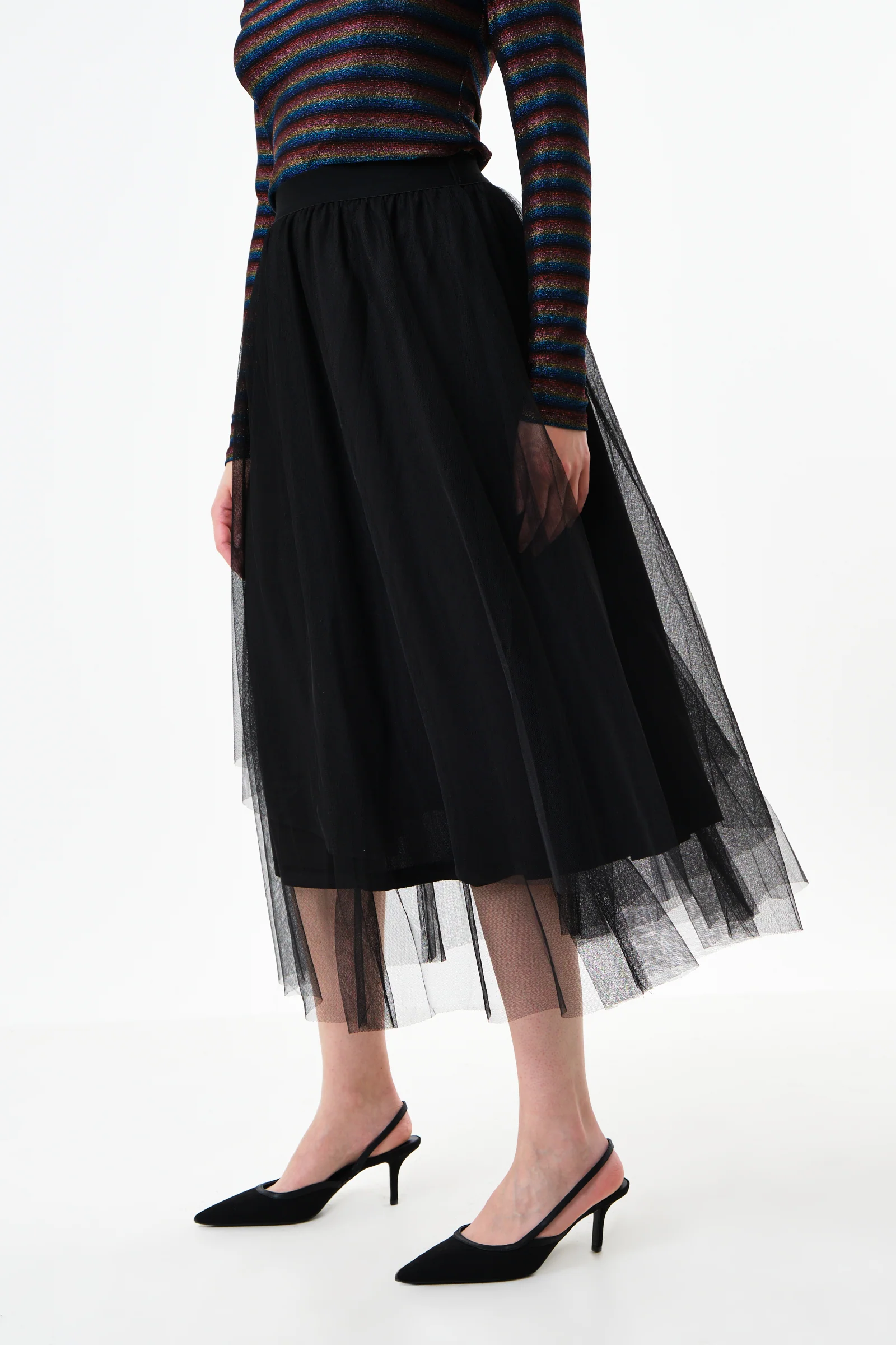 Bertin Tulle Midi Skirt - Image 6